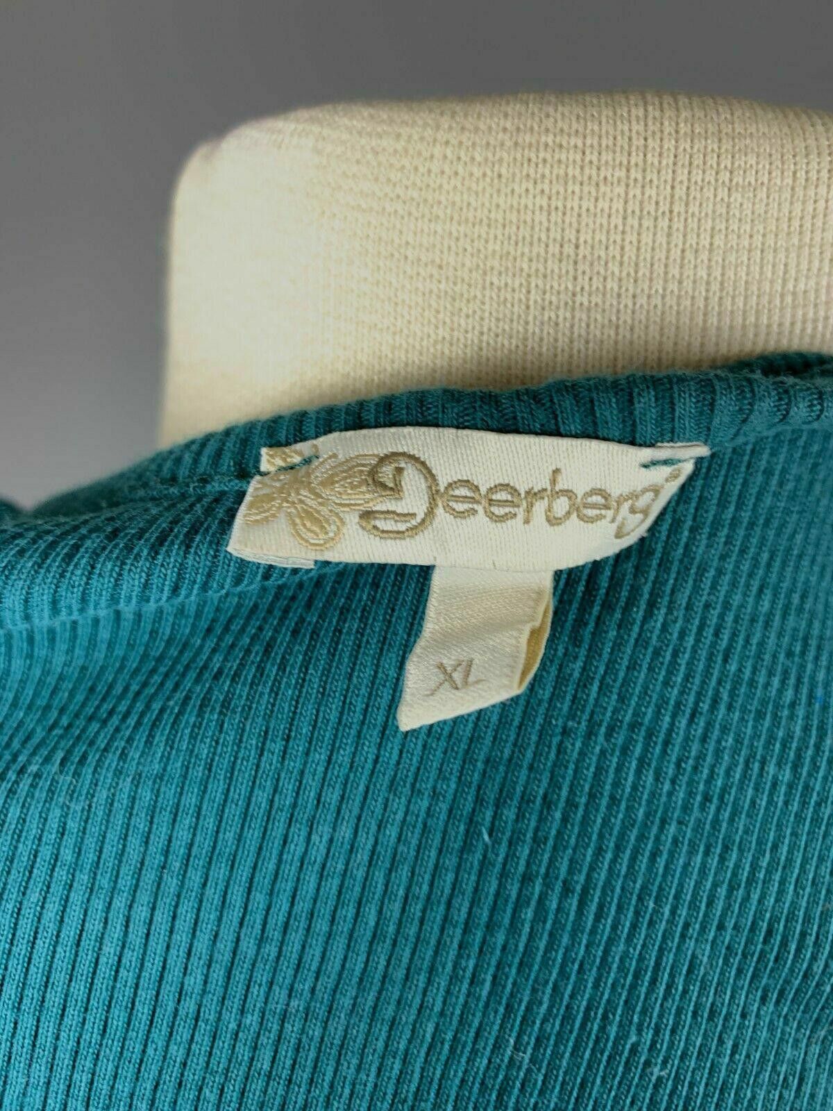 Designer Deerberg by Oska Blue Long Sleeve Top Blouse Size XL Size XL / US 12-14 / IT 48-50 - 8 Thumbnail