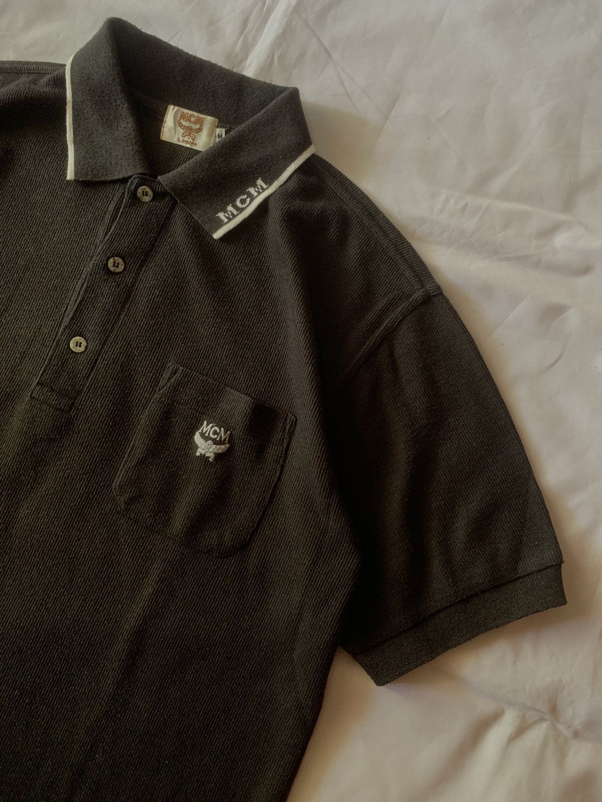 MCM Vintage MCM Polo SHIRT Size US M / EU 48-50 / 2 - 2 Thumbnail