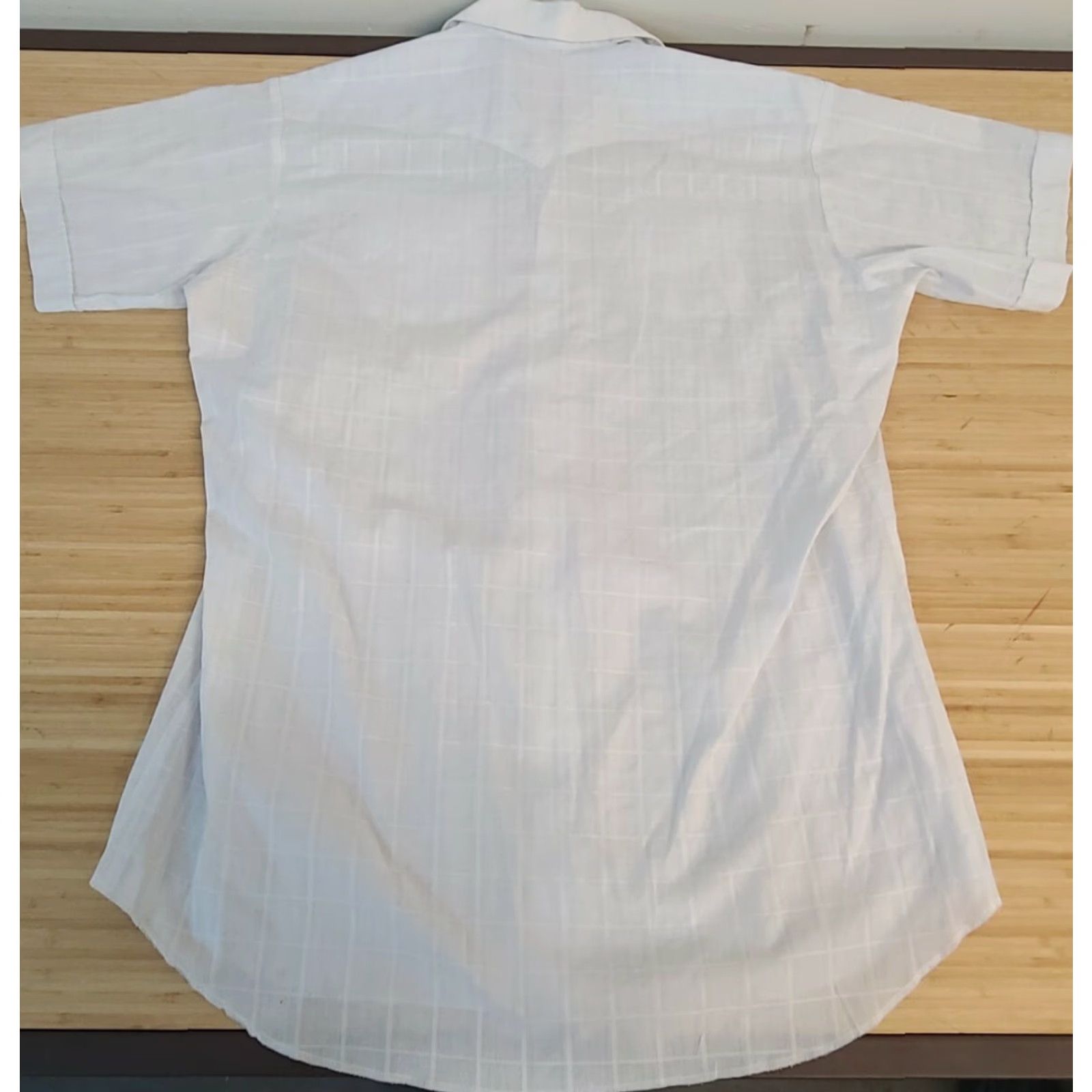 Vintage VINTAGE Panhandle Slim Western Shirt Mens 18 Short Sleeve White USA Shirt Mens Slim Western 18 White Cowboys Cowboy Mens VINTAGE Size US XXL / EU 58 / 5 - 5 Thumbnail