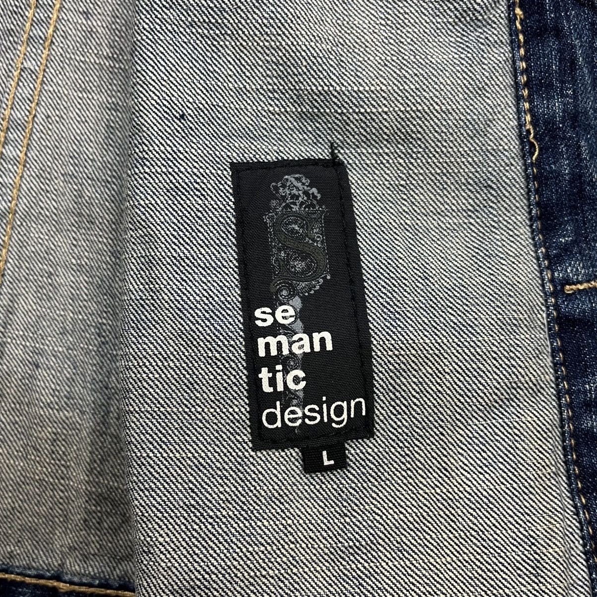 If Six Was Nine 2000s Semantic Design - Cyber Rider Denim Jacket Size US M / EU 48-50 / 2 - 14 Thumbnail