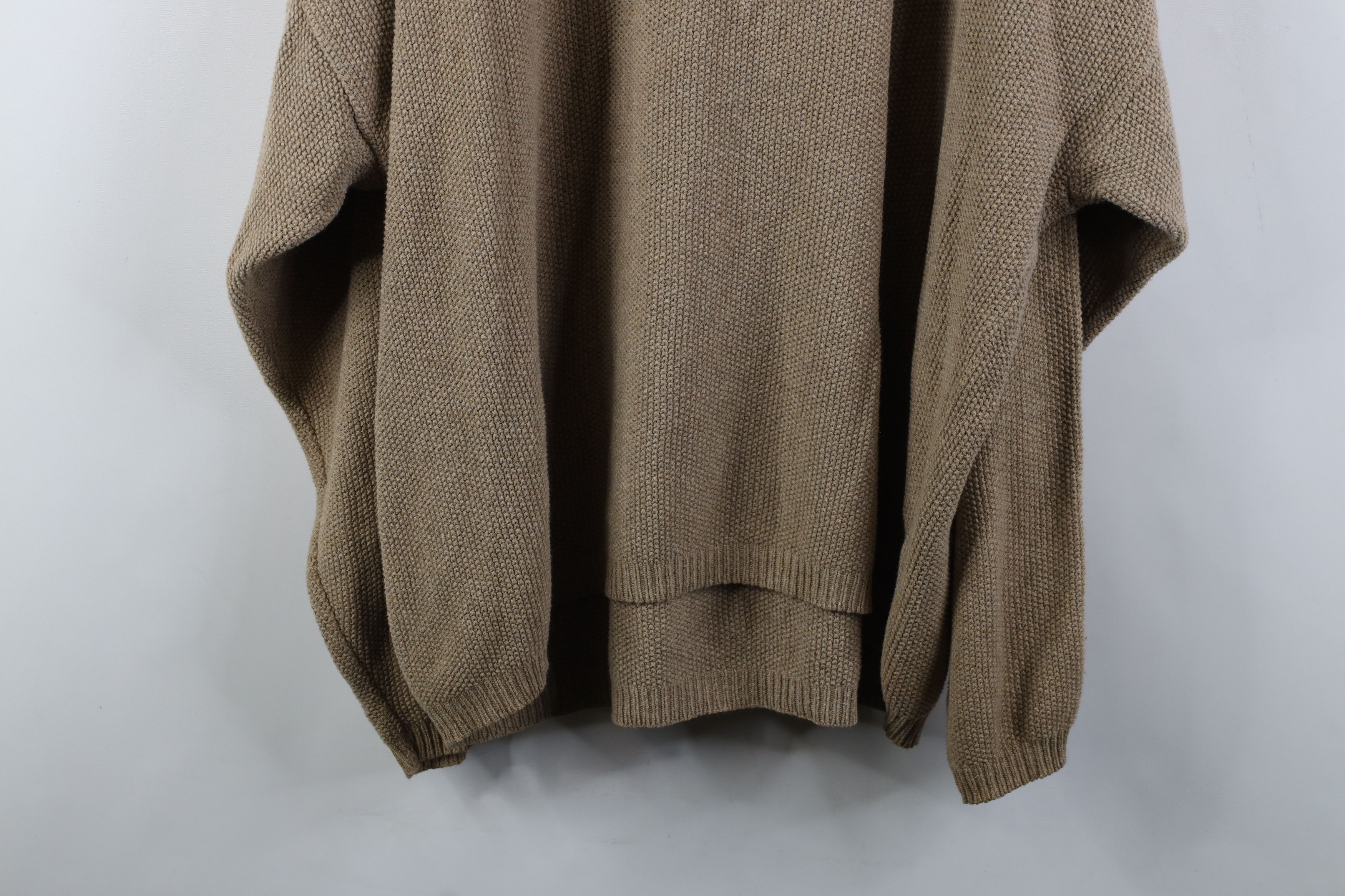 Eddie Bauer Vintage 90s Eddie Bauer Knit Henley Sweater Brown USA Size US XL / EU 56 / 4 - 10 Thumbnail