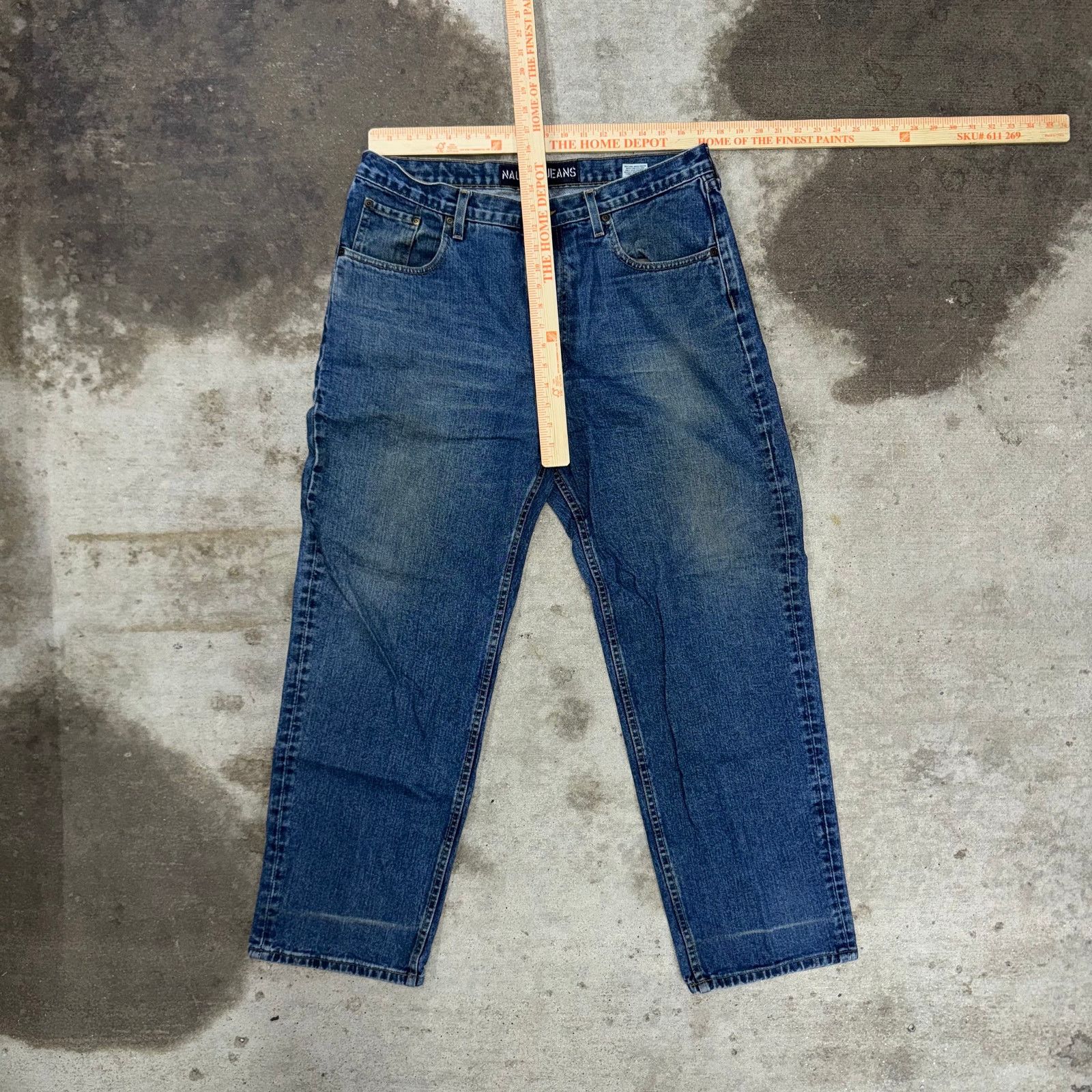 Nautica Vintage Y2K Nautica dark wash wide baggy jeans 2000s jeans Size US 36 / EU 52 - 4 Thumbnail