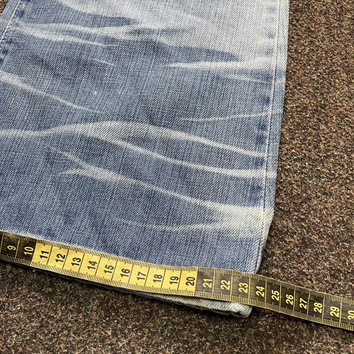 Vintage Vintage Y2K Baggy Flared Jeans Sun Faded Skate Aesthetic Size 34" / US 12 / IT 48 - 8 Thumbnail
