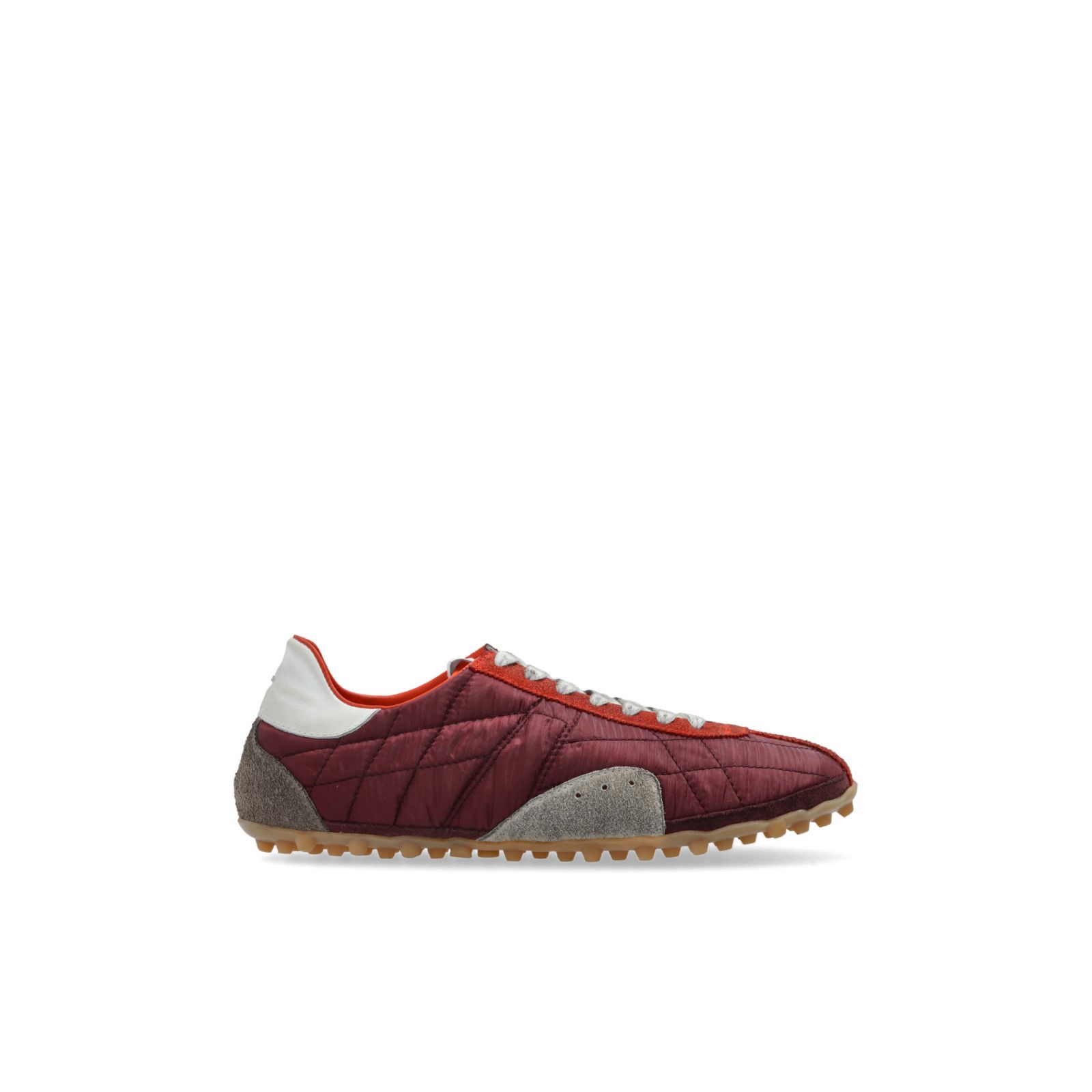 MAISON MARGIELA Tabi Cut Out Burgundy Velvet 35mm Heel Sanda 