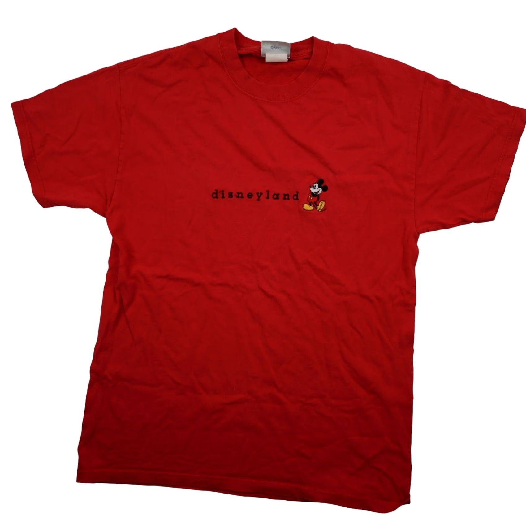Disney VINTAGE Disney Mickey Mouse T-Shirt Red Mens Medium Embroidered Shirt Size US M / EU 48-50 / 2 - 2 Thumbnail