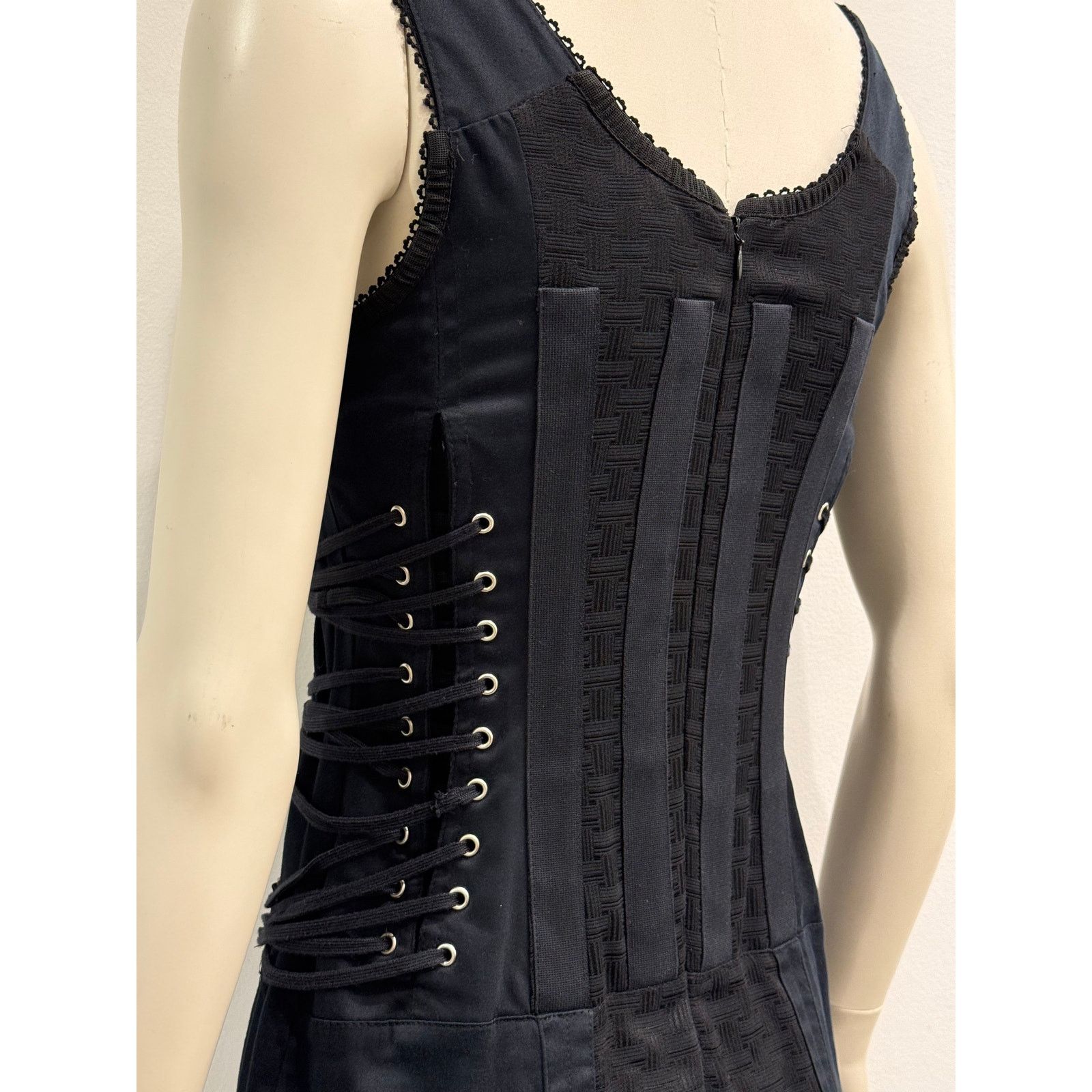 Dolce & Gabbana S/S2004 Dolce & Gabbana bondage corseted dress Size M / US 6-8 / IT 42-44 - 4 Thumbnail