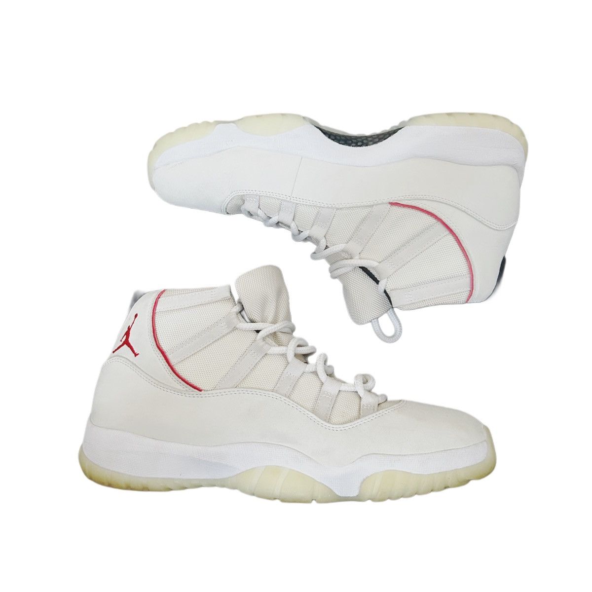 Jordan Brand × Nike Platinum Tint Jordan 11s - Size 12 Size US 12 / EU 45 - 1 Thumbnail
