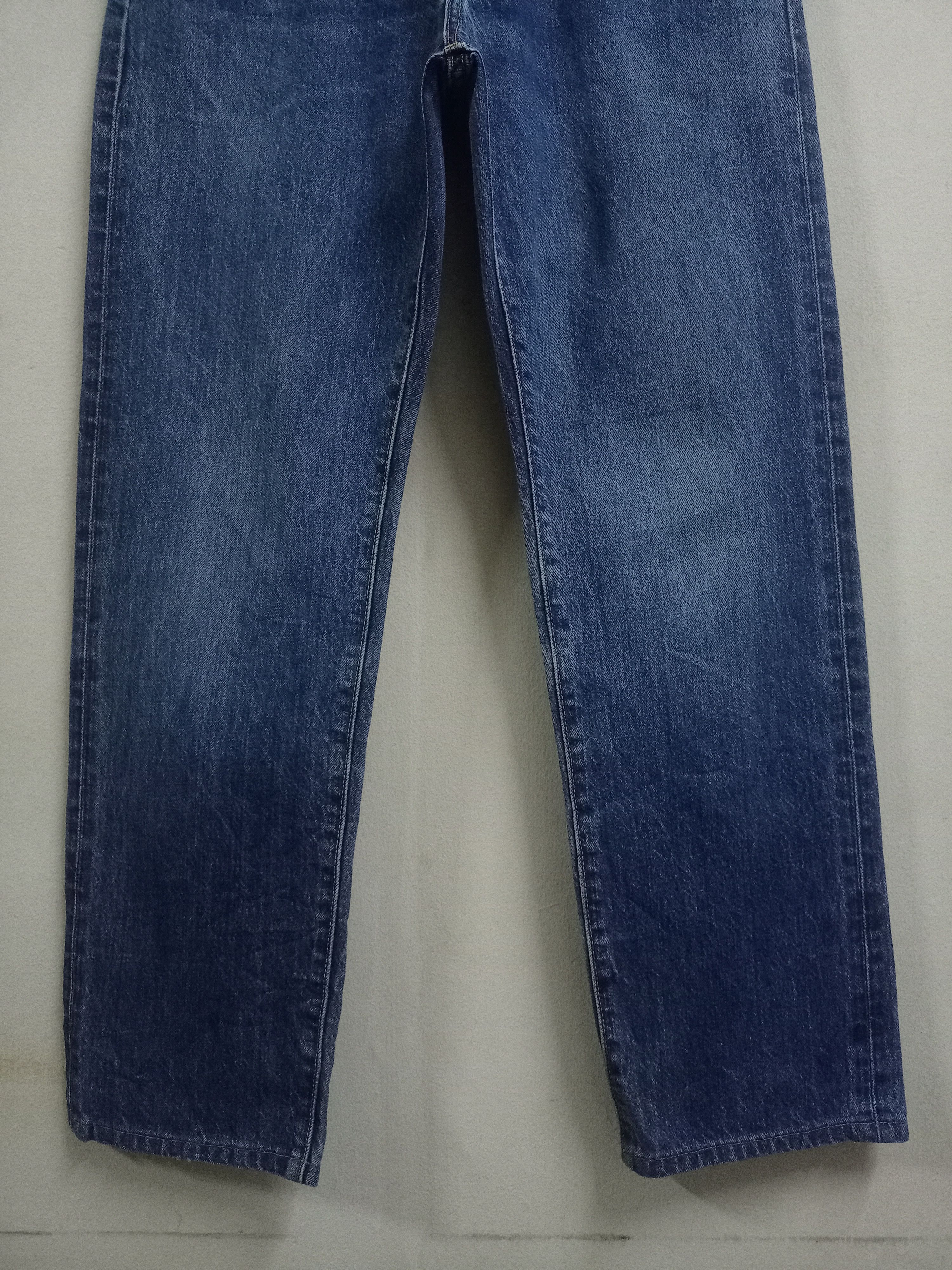 Japanese Brand × Uniqlo Vintage Japanese Uniqlo Blue Wash Straight Loose Jeans Size US 32 / EU 48 - 5 Thumbnail