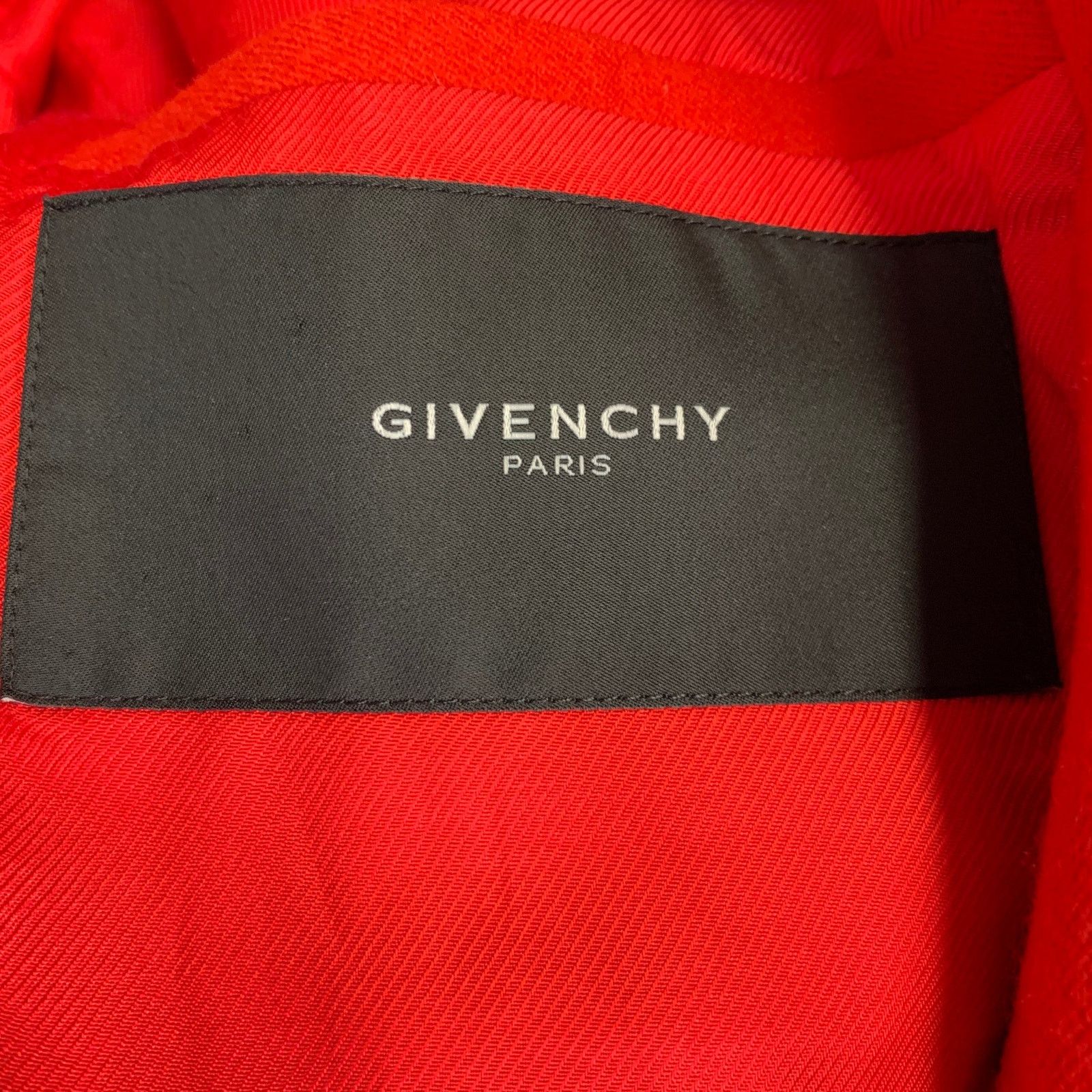 Givenchy GIVENCHY FW12 Size S Red Twill Wool Cotton Notch Lapel Suit Size 38R - 8 Thumbnail