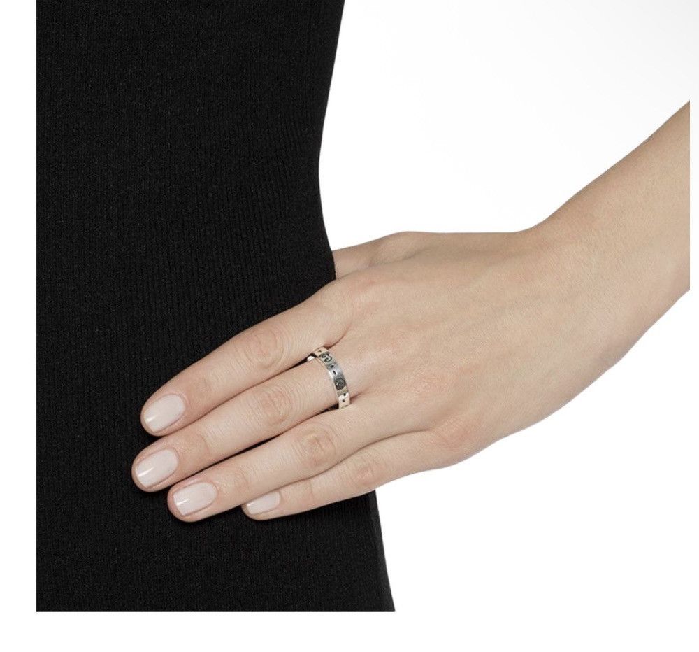 Gucci Gucci GG Ghost Costume Ring Silver Ag925 477932 Size ONE SIZE - 2 Thumbnail