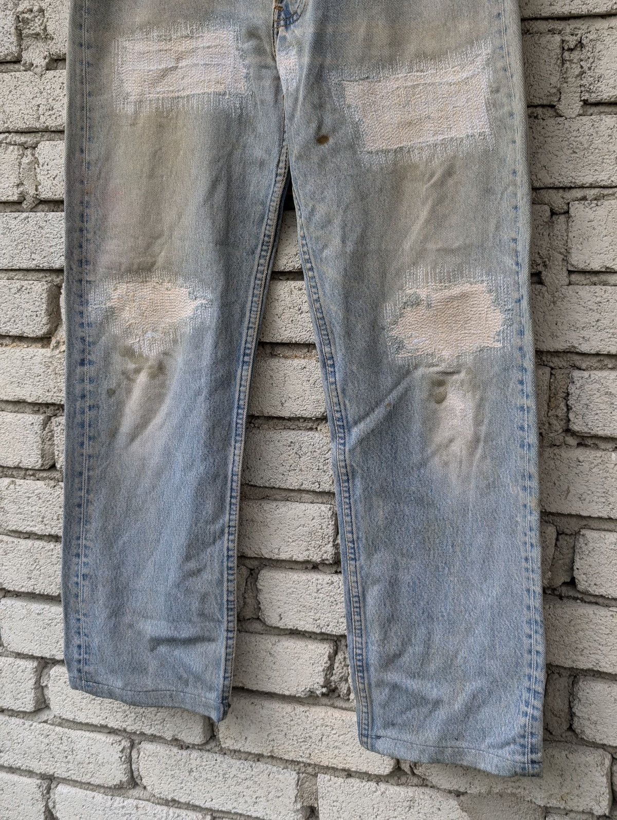 Levi's Vintage Levi’s 501xx Jeans Destress Sashiko Size US 34 / EU 50 - 3 Thumbnail
