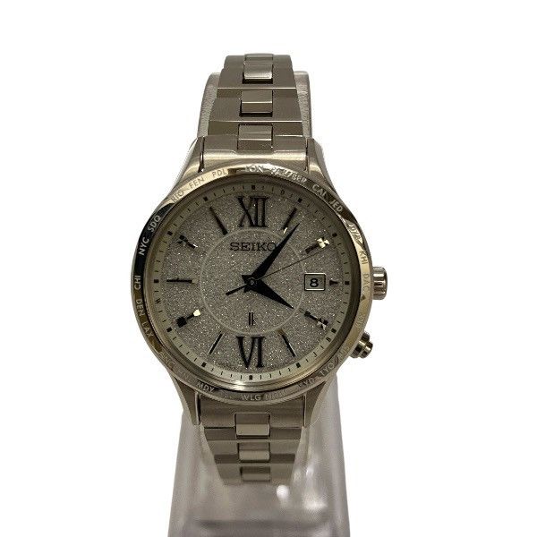 Seiko Seiko Seiko Lukia Stainless Steel Wristwatch Metal Automatic 1B35-0AB0 DUTY FREE for USA Size ONE SIZE - 1 Thumbnail