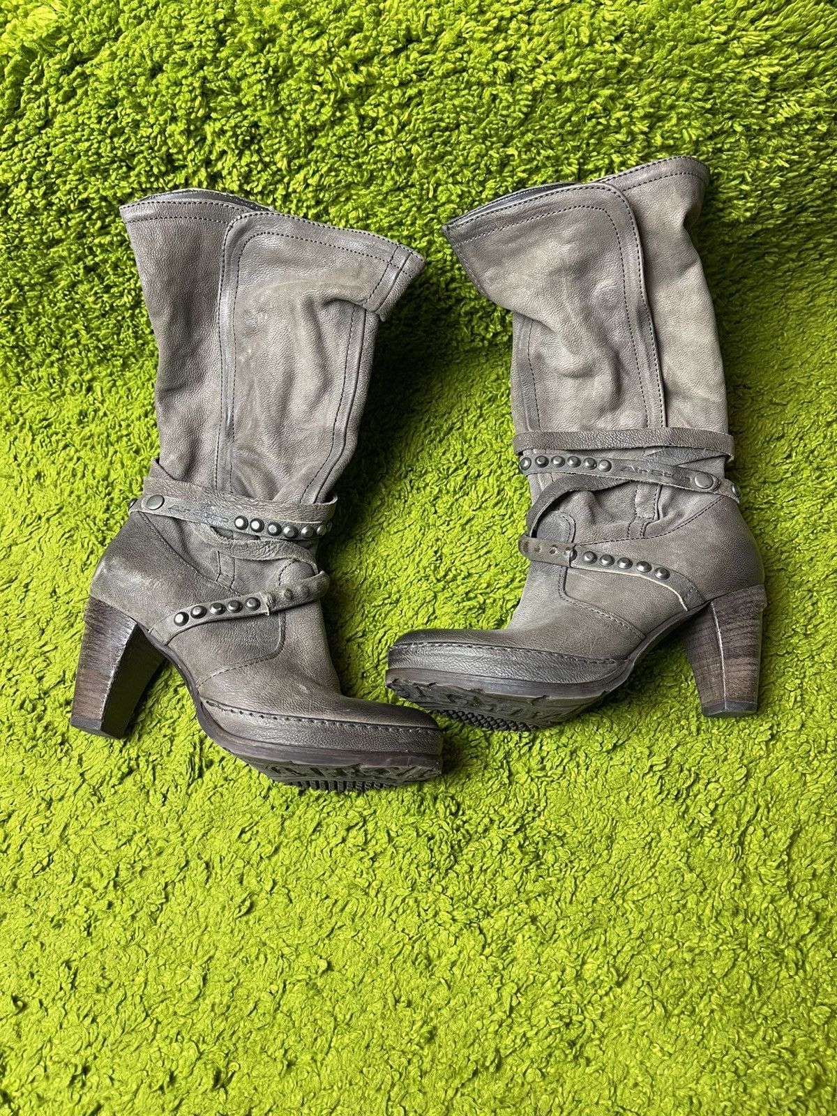 A.S.98 Airsteps A.S. 98 avant garde real leather high ankle boots Size US 8 / IT 38 - 1 Thumbnail
