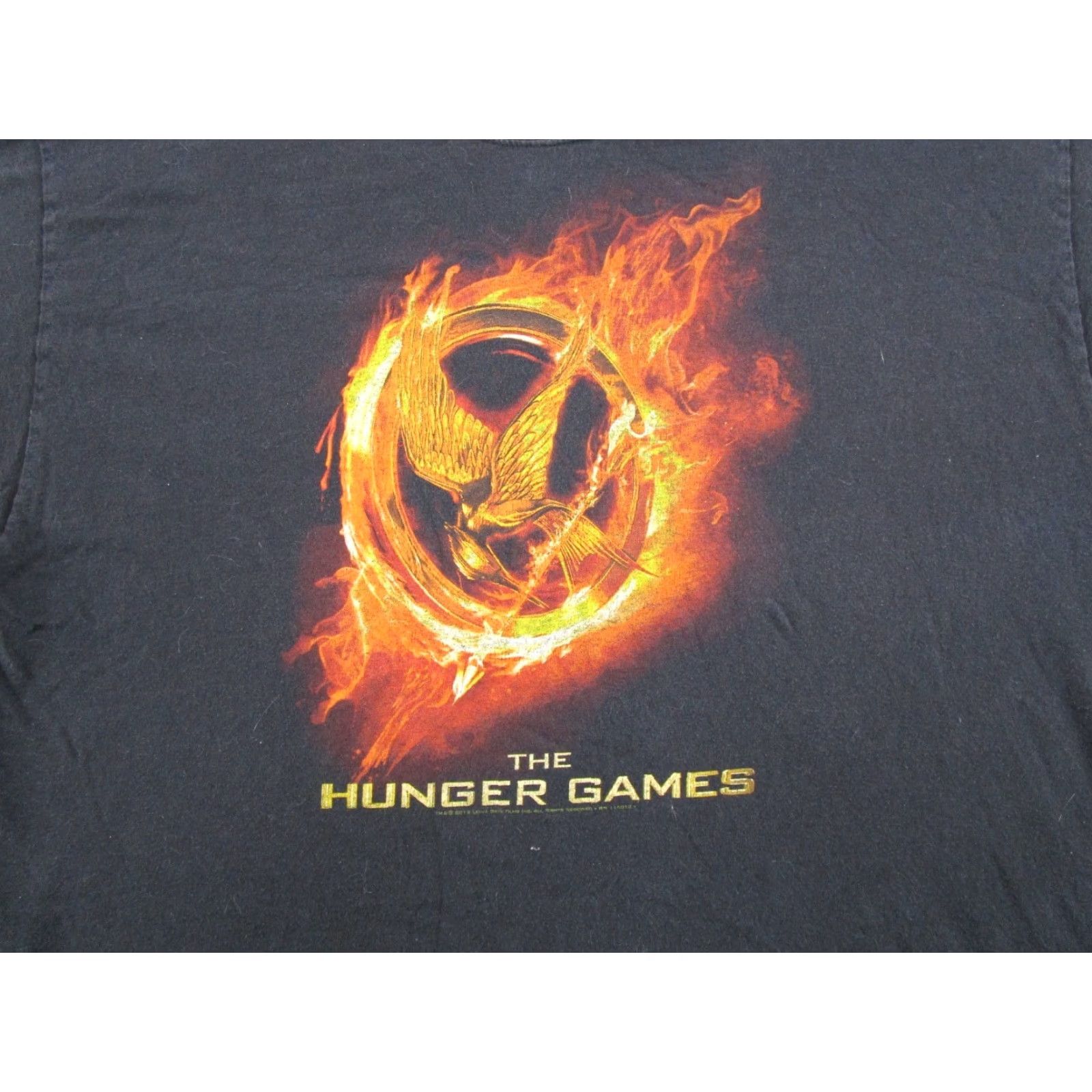 Vintage 2012 Hunger Games Movie Promo T-Shirt Mens Size 2XL Graphic Used Read Size US XXL / EU 58 / 5 - 3 Thumbnail