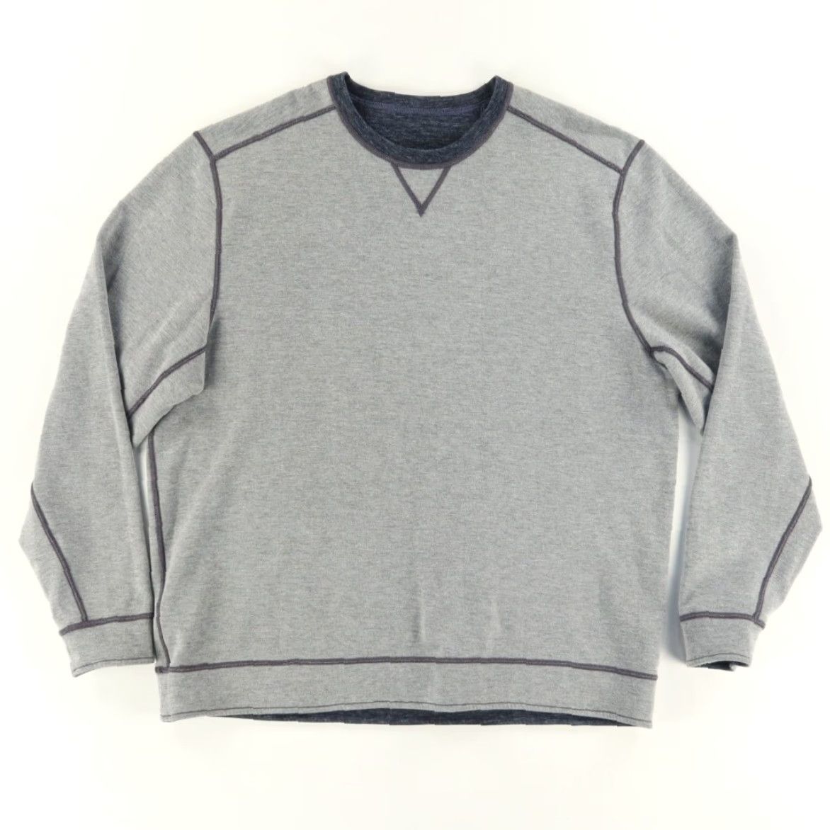 Tommy Bahama Tommy Bahama Reversible Crewneck Sweatshirt Gray Men's XL Shirt Size US XL / EU 56 / 4 - 4 Thumbnail