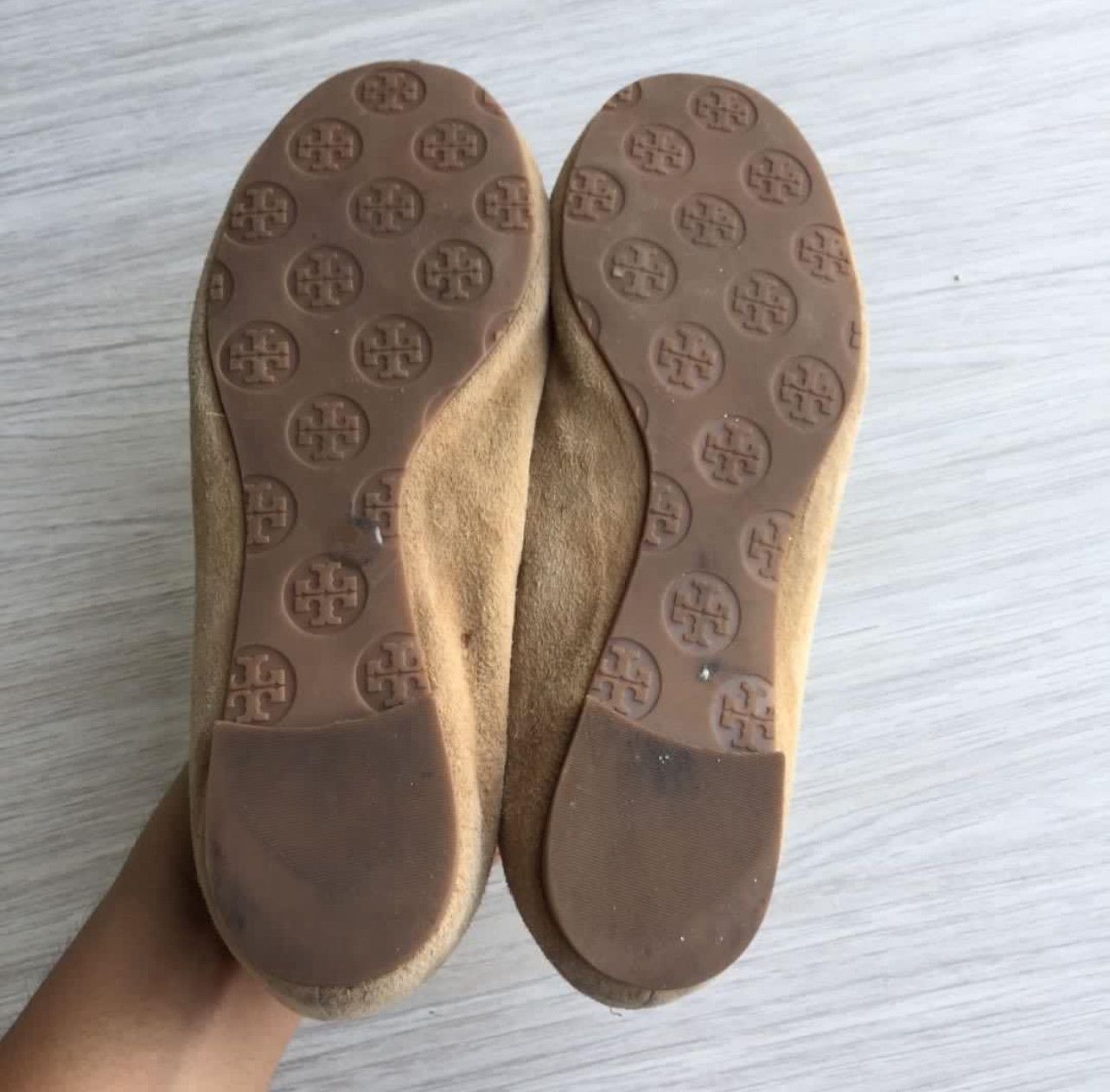 Tory Burch Tory Burch Minnie Travel Tan Brown Suede Ballet Flats Women Size US 5 / IT 35 - 4 Thumbnail