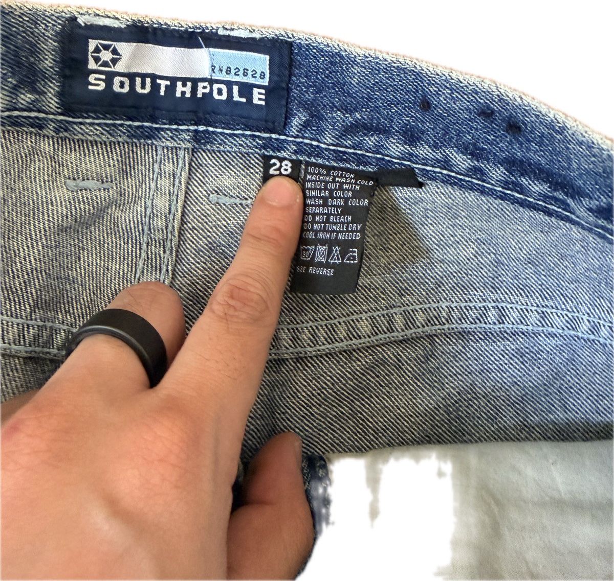 Southpole Vintage Baggy Southpole Spelled Out Jeans Size US 28 / EU 44 - 7 Thumbnail