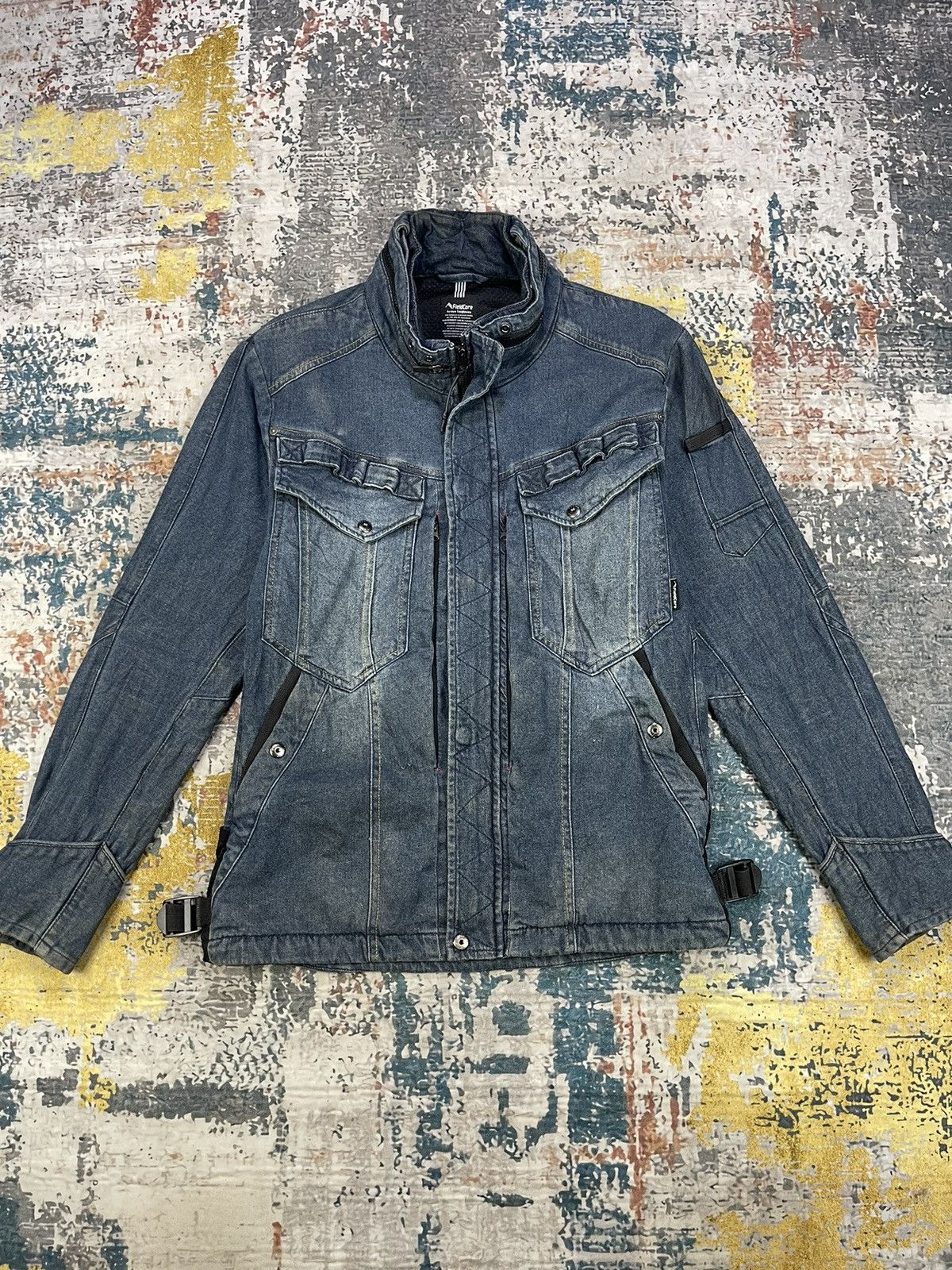 Japanese Brand Fieldcore Active Toughness Denim Work Jackets Size US M / EU 48-50 / 2 - 1 Thumbnail