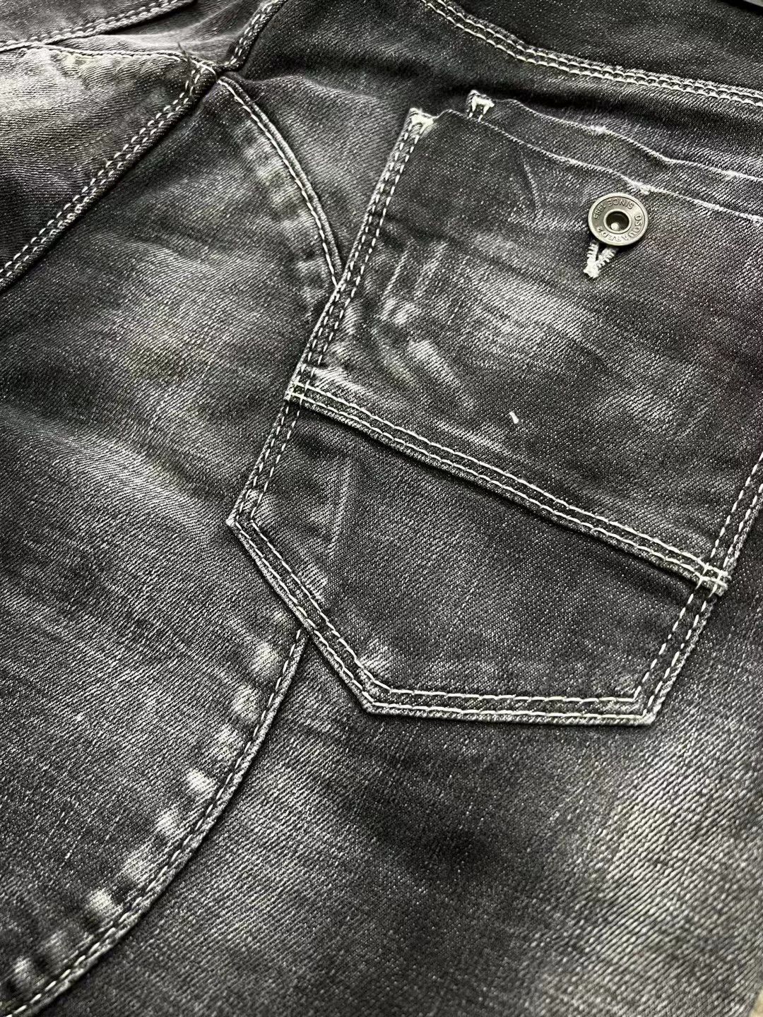Dsquared2 Dsquared2 22FW Tailored Combat Black Gray 9C Jeans Size US 28 / EU 44 - 6 Thumbnail