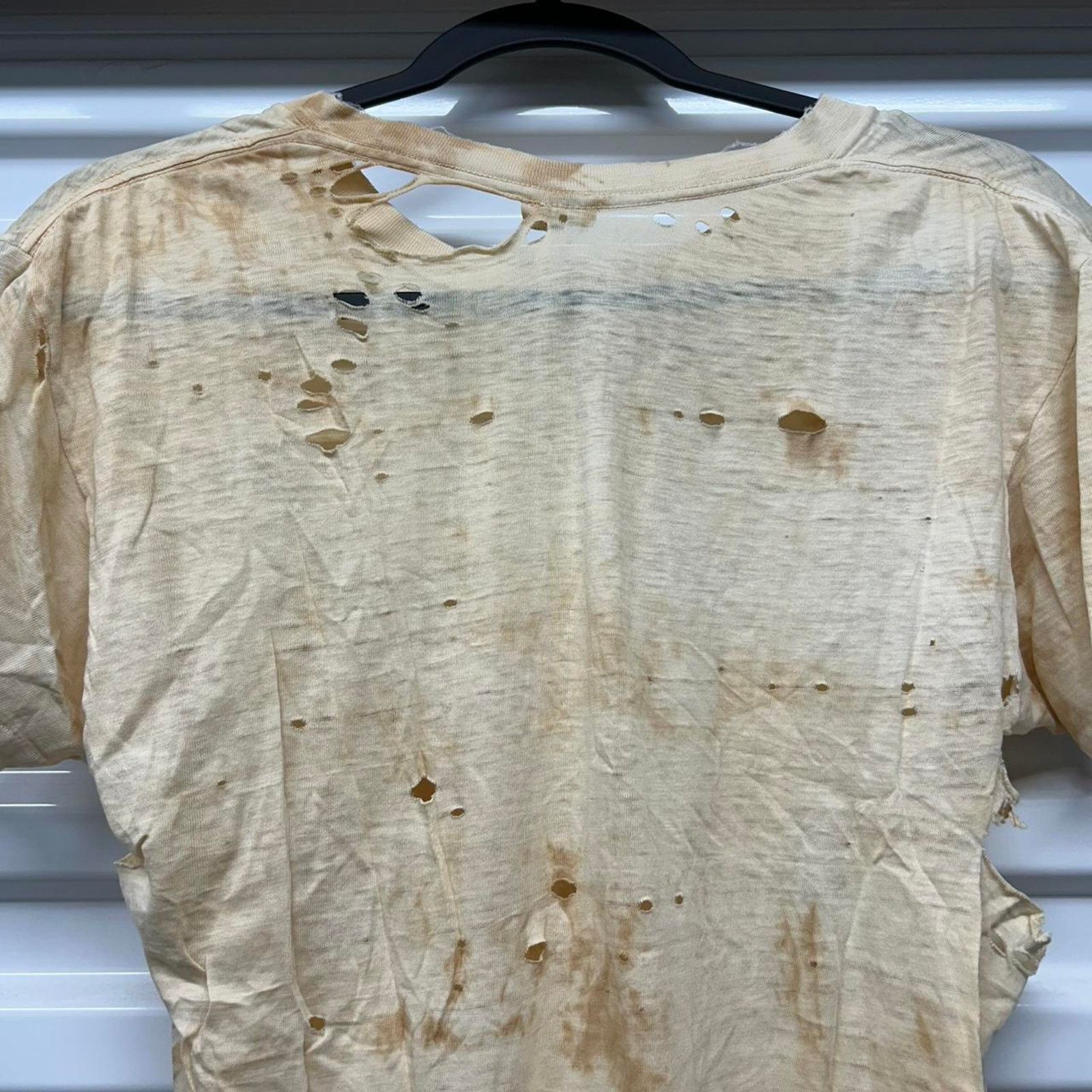 Other VTG 70s Distressed white cotton t-shirt Size US M / EU 48-50 / 2 - 5 Thumbnail