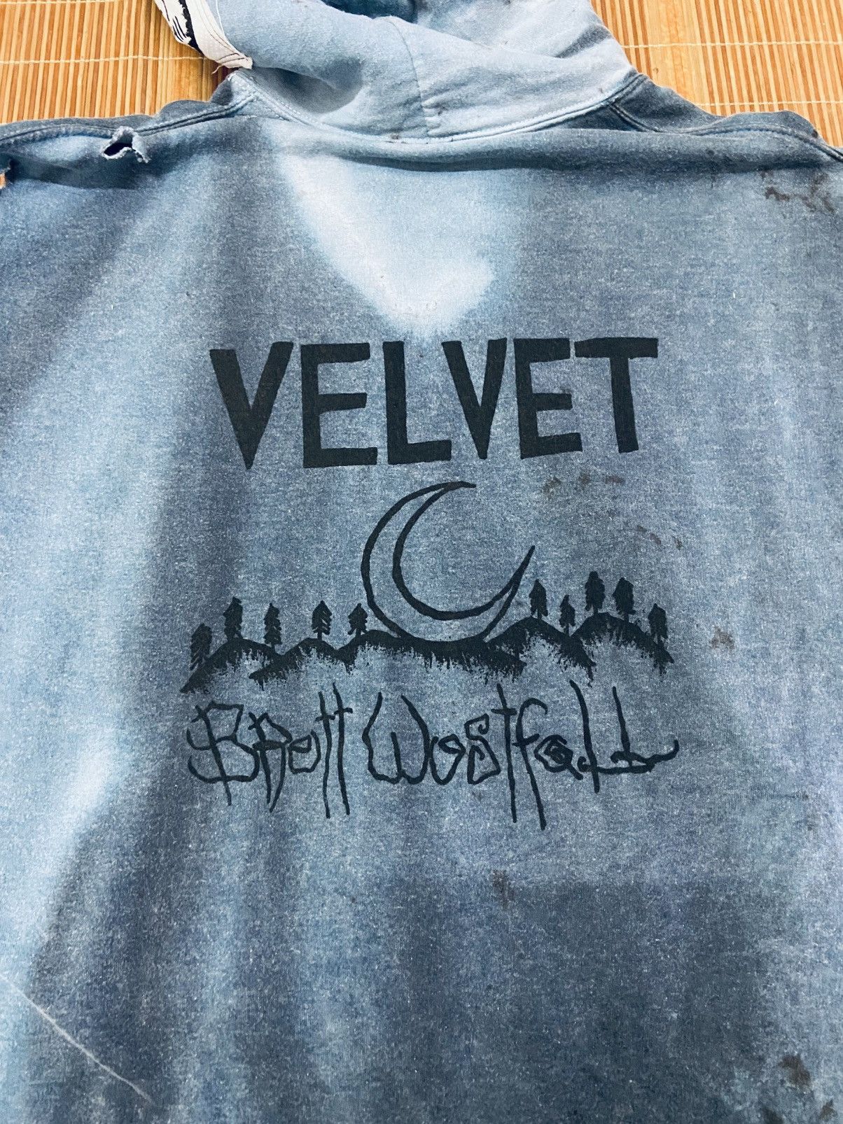 Designer VELVET BRETT WESTFALL DISTRESSED HOODIE Size US S / EU 44-46 / 1 - 16 Thumbnail