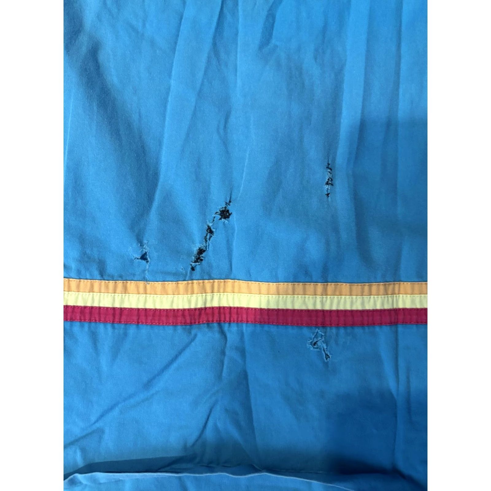 Vintage Go Softly Patio Dress Womens Small Blue Parrot Embroidered Boho Floral Pocket Cotton Size S / US 4 / IT 40 - 7 Thumbnail