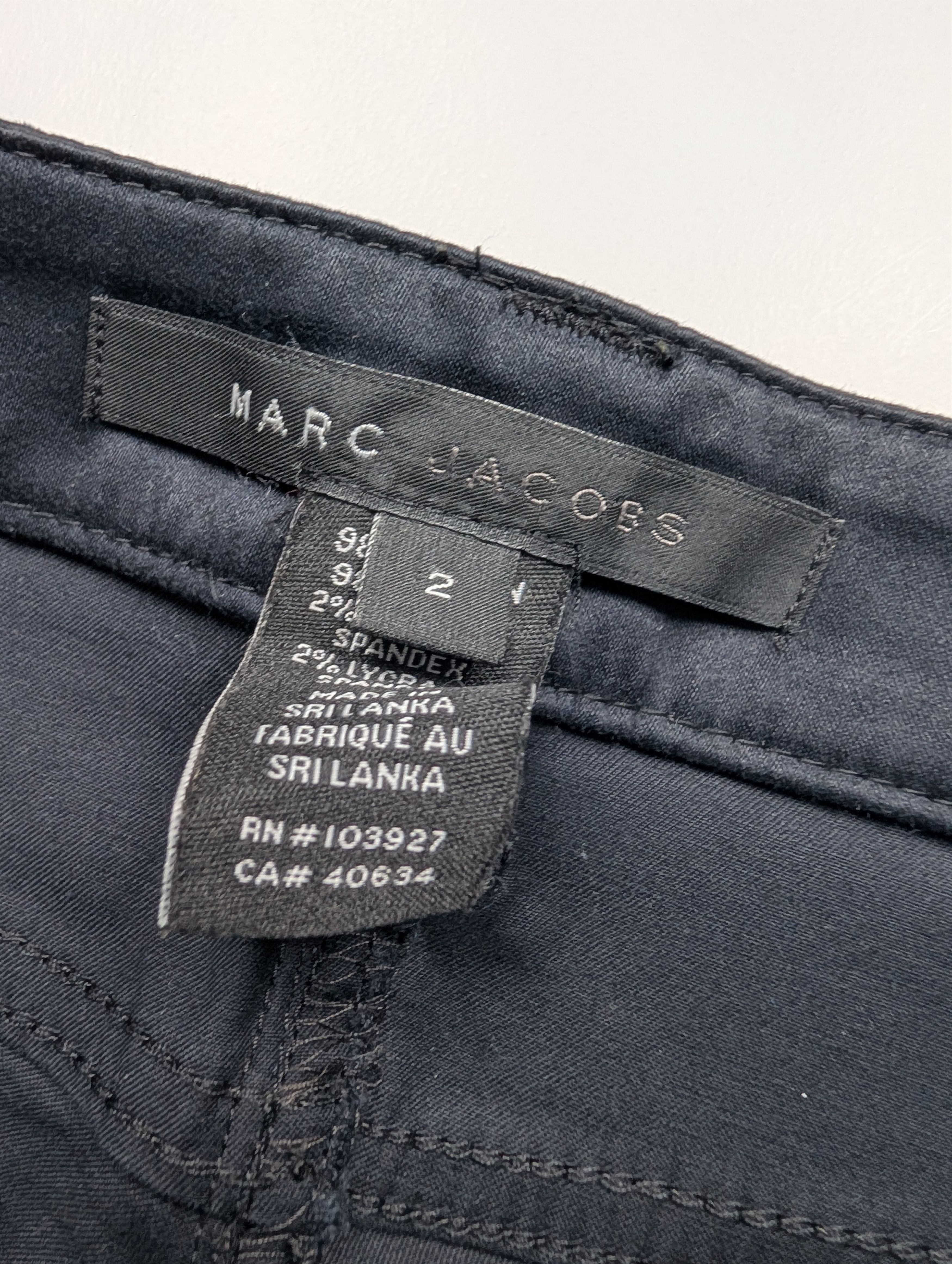 Marc Jacobs Marc Jacobs Black Pants With Lines Outside Size 26" / US 2 / IT 38 - 5 Thumbnail