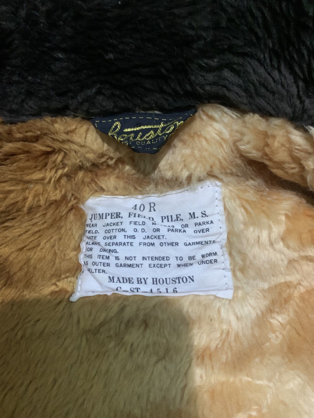 Japanese Brand Vintage 90s Houston MA-1 Bomber Jacket Size US L / EU 52-54 / 3 - 6 Thumbnail