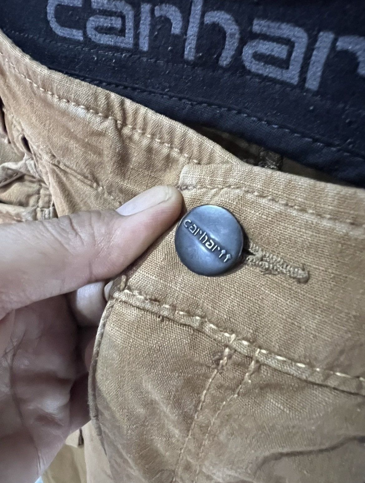 Carhartt 🔥Crazy Rare Carhartt Ripstop Multipockets Double Knee Size US 35 - 14 Thumbnail