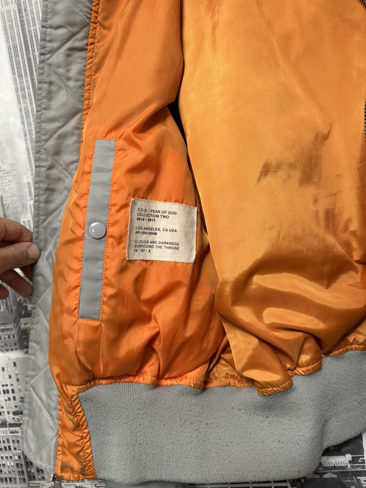 Fear of God 💥FOG Fear of God Collection Two Bomber Jacket Silver SZ S Size US S / EU 44-46 / 1 - 6 Thumbnail