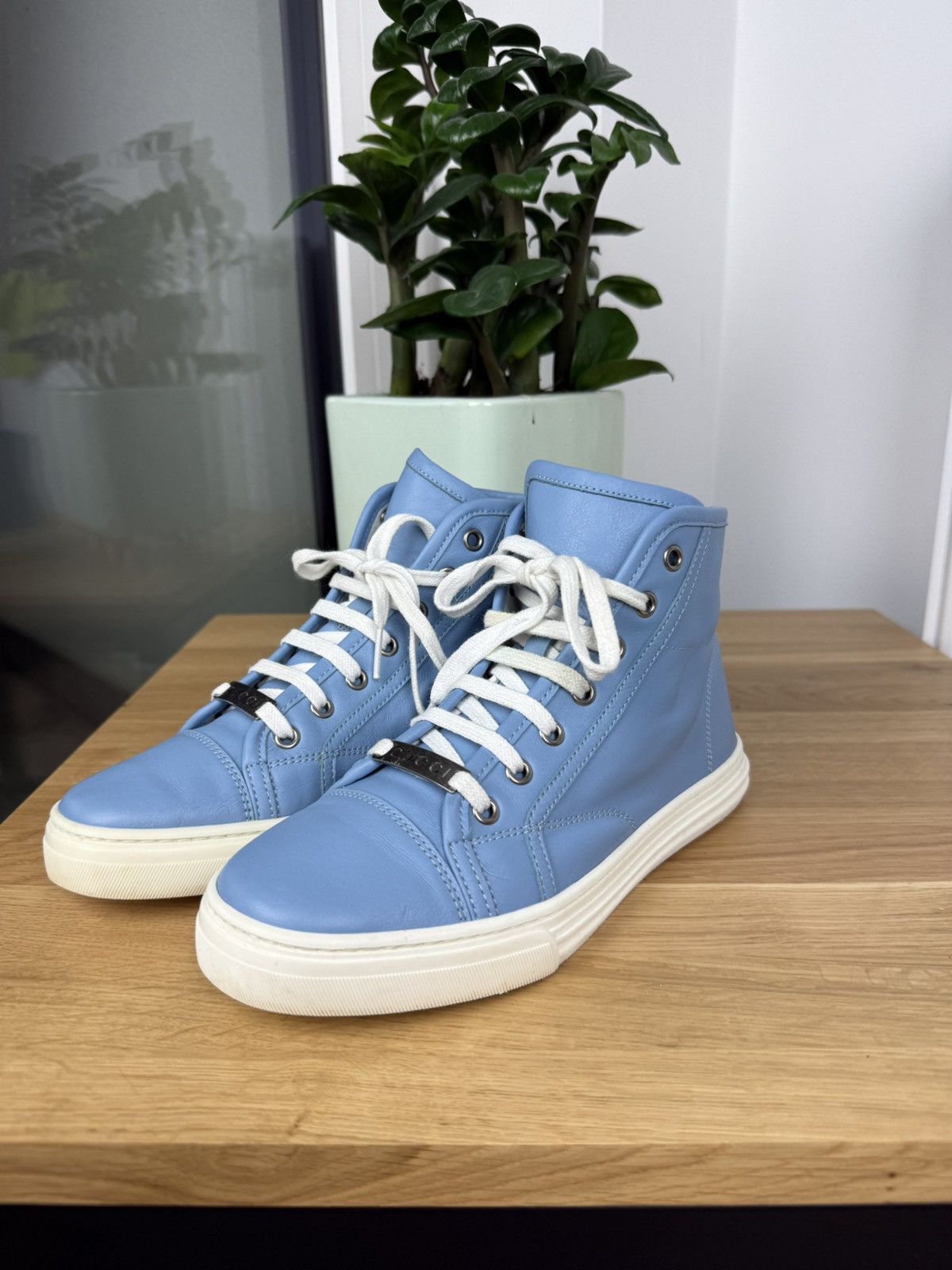Gucci Gucci high top sneakers shoes Size US 6 / IT 36 - 4 Thumbnail