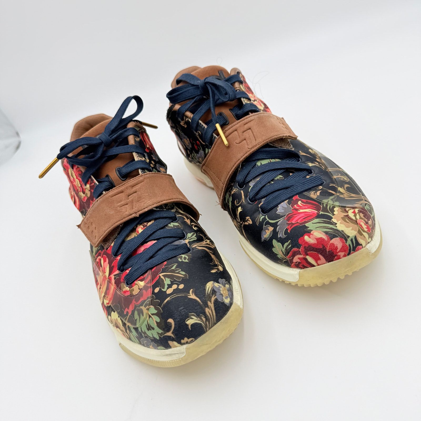 Nike Nike KD 7 EXT Floral QS "Midnight Navy" Size US 12 / EU 45 - 16 Thumbnail