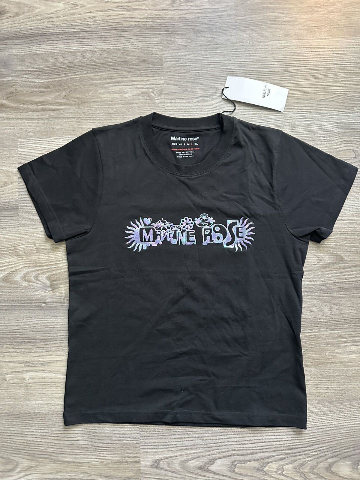 Martine Rose Martine Rose Shrunken Logo Tee Shirt Size US S / EU 44-46 / 1 - 1 Thumbnail