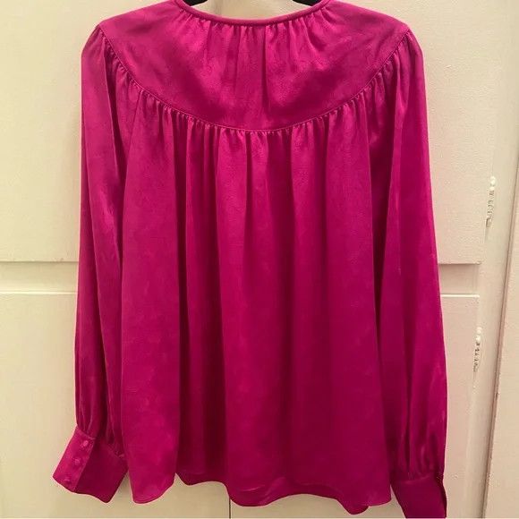 Kate Spade Kate Spade Pink Long Sleeve Blouse Size XL / US 12-14 / IT 48-50 - 4 Thumbnail