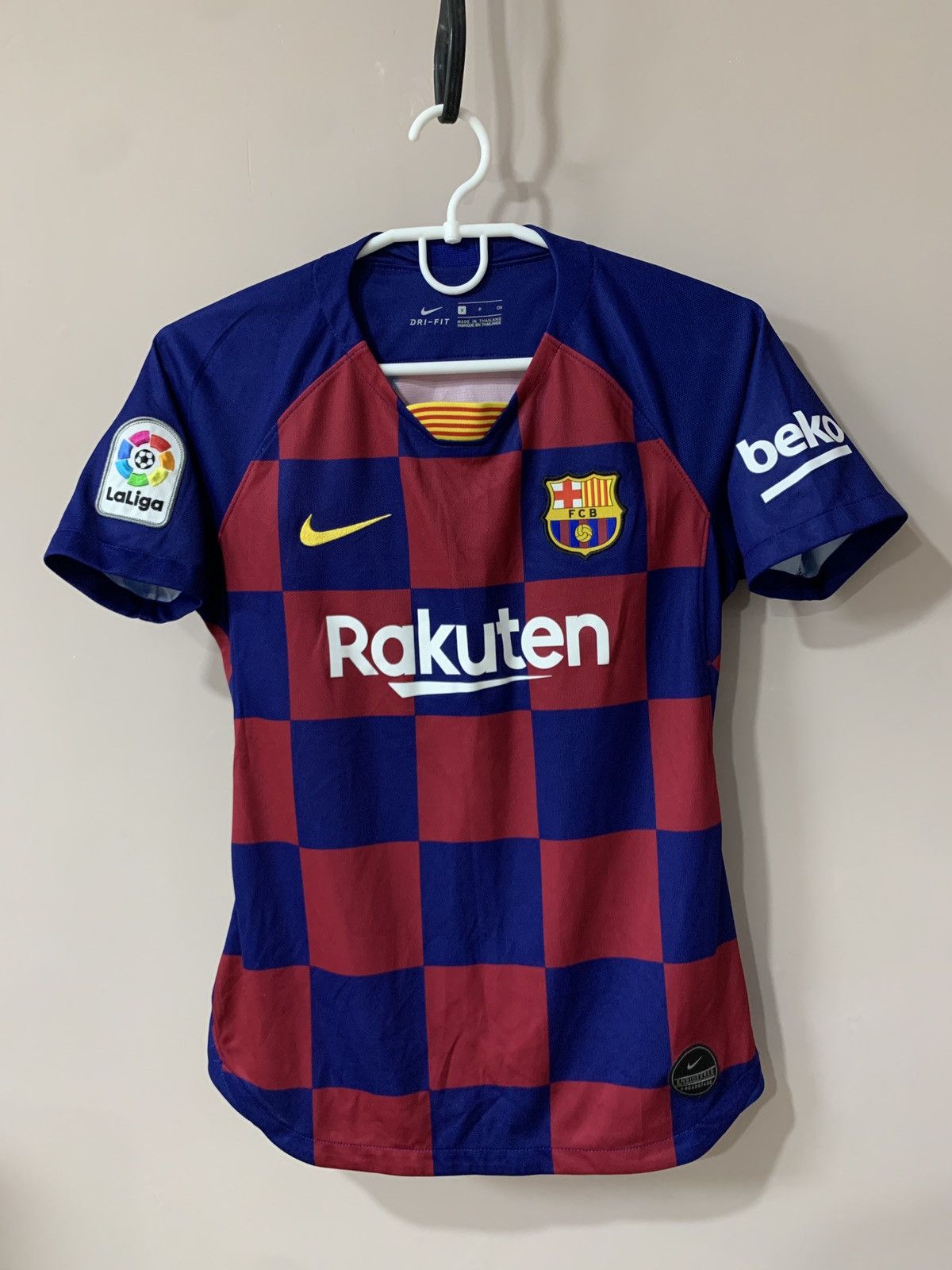 Nike Womens Barcelona Home Football Shirt Nike Soccer Jersey Sz S Size S / US 4 / IT 40 - 1 Thumbnail