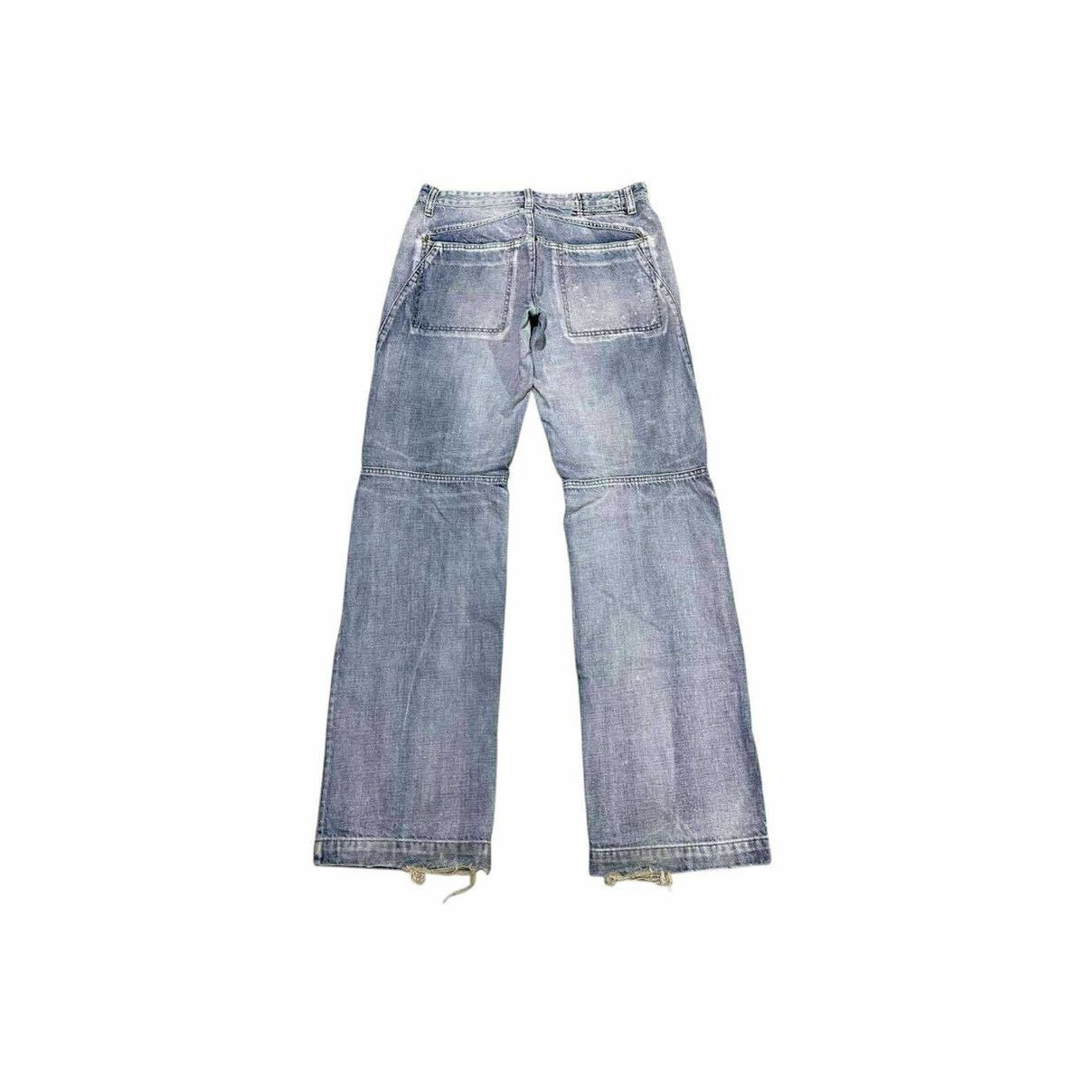 Marithe + Francois Girbaud 🔥Y2K Marithe Francois Girbaud Baggy Flared Denim Distressed Size US 32 / EU 48 - 9 Thumbnail
