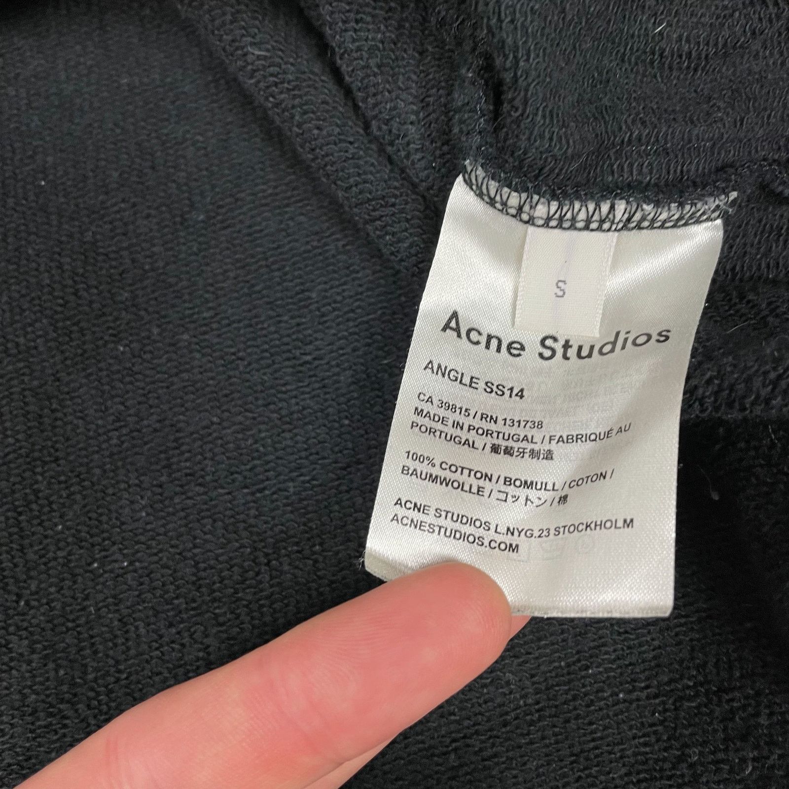 Acne Studios Acne Studios Black Sweatshirt Small Size S / US 4 / IT 40 - 7 Thumbnail
