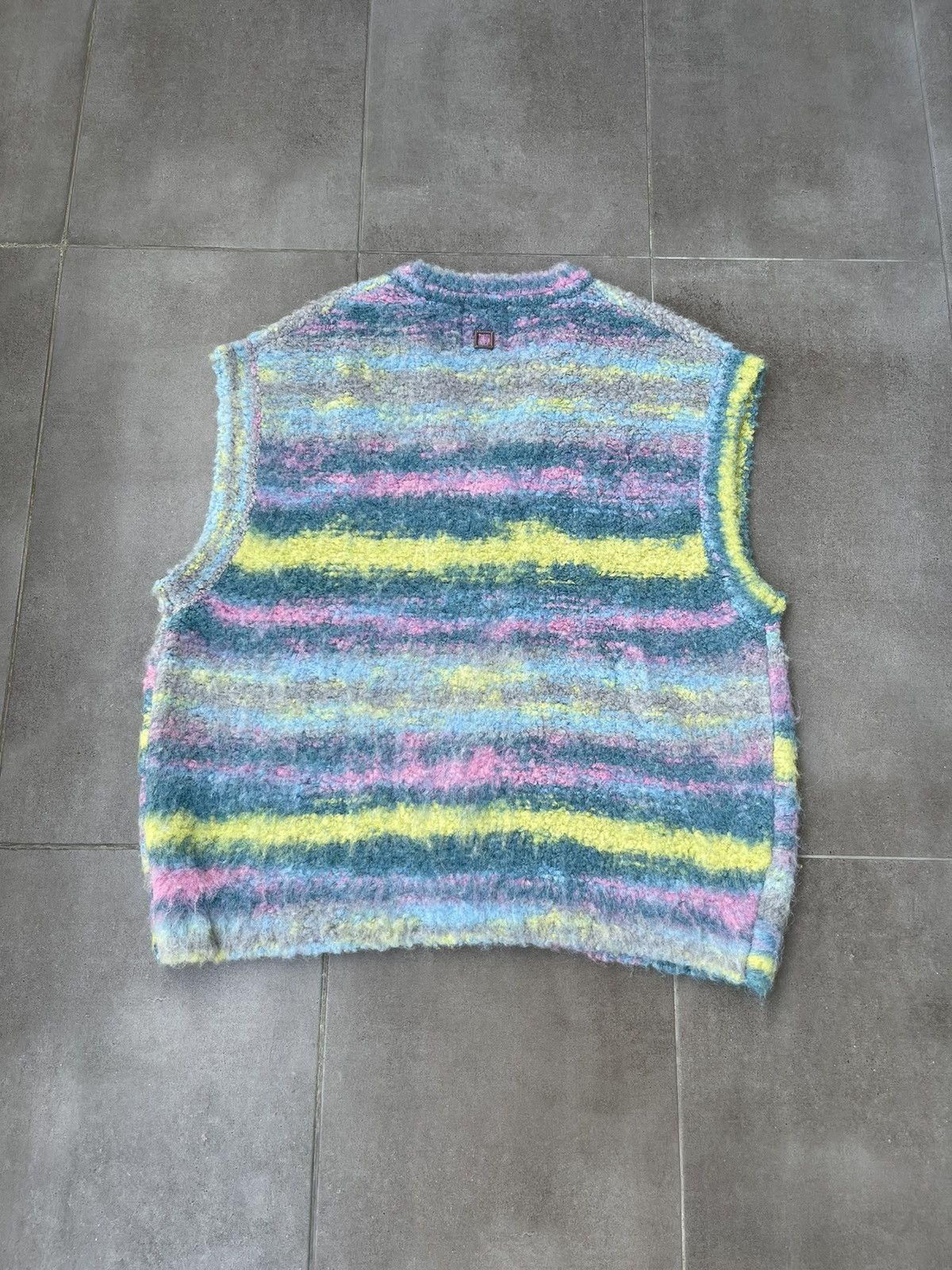 Wooyoungmi !DS! FW22 Wooyoungmi Multicolor Blue Stripped Alpaca Vest Size US M / EU 48-50 / 2 - 13 Thumbnail