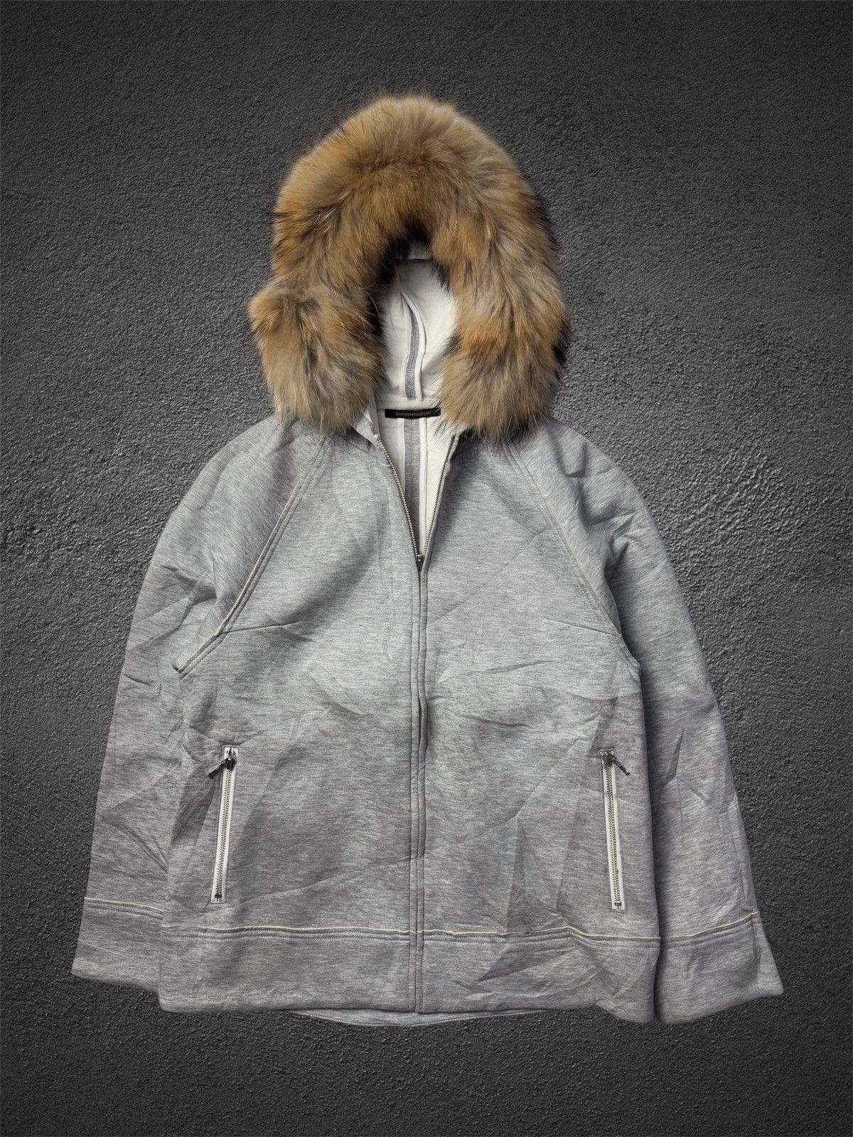 If Six Was Nine × Japanese Brand × Le Grande Bleu (L.G.B.) Fur Hoodie Japanese Barnyardstorm Size US M / EU 48-50 / 2 - 1 Thumbnail