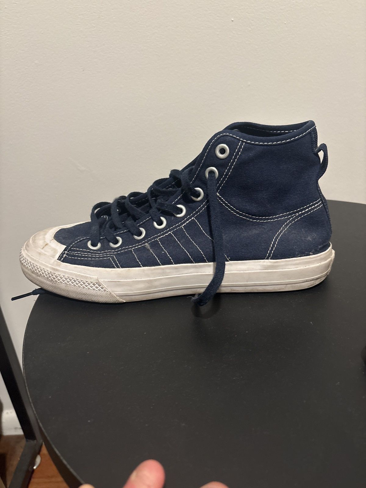 Adidas Adidas Nizza Hi-Top Blue Size 9 Size US 9 / EU 42 - 3 Thumbnail