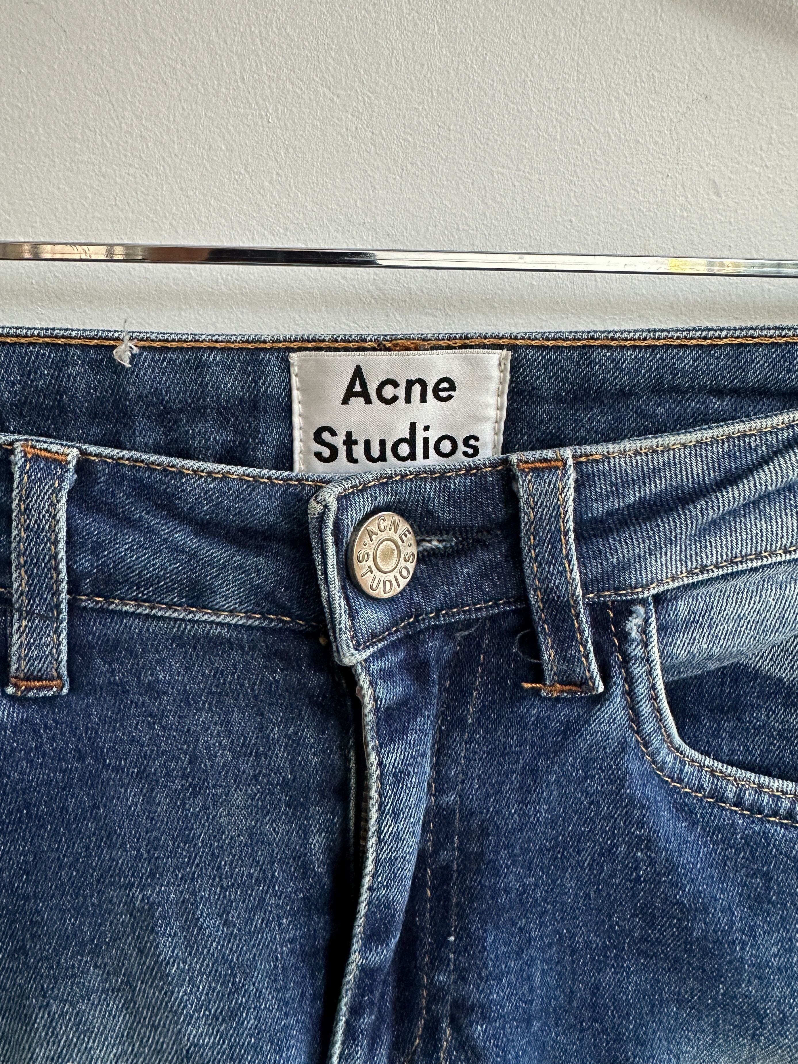 Acne Studios Acne Studios Skinny Blue Denim Pants Jeans Size 28" / US 6 / IT 42 - 7 Thumbnail