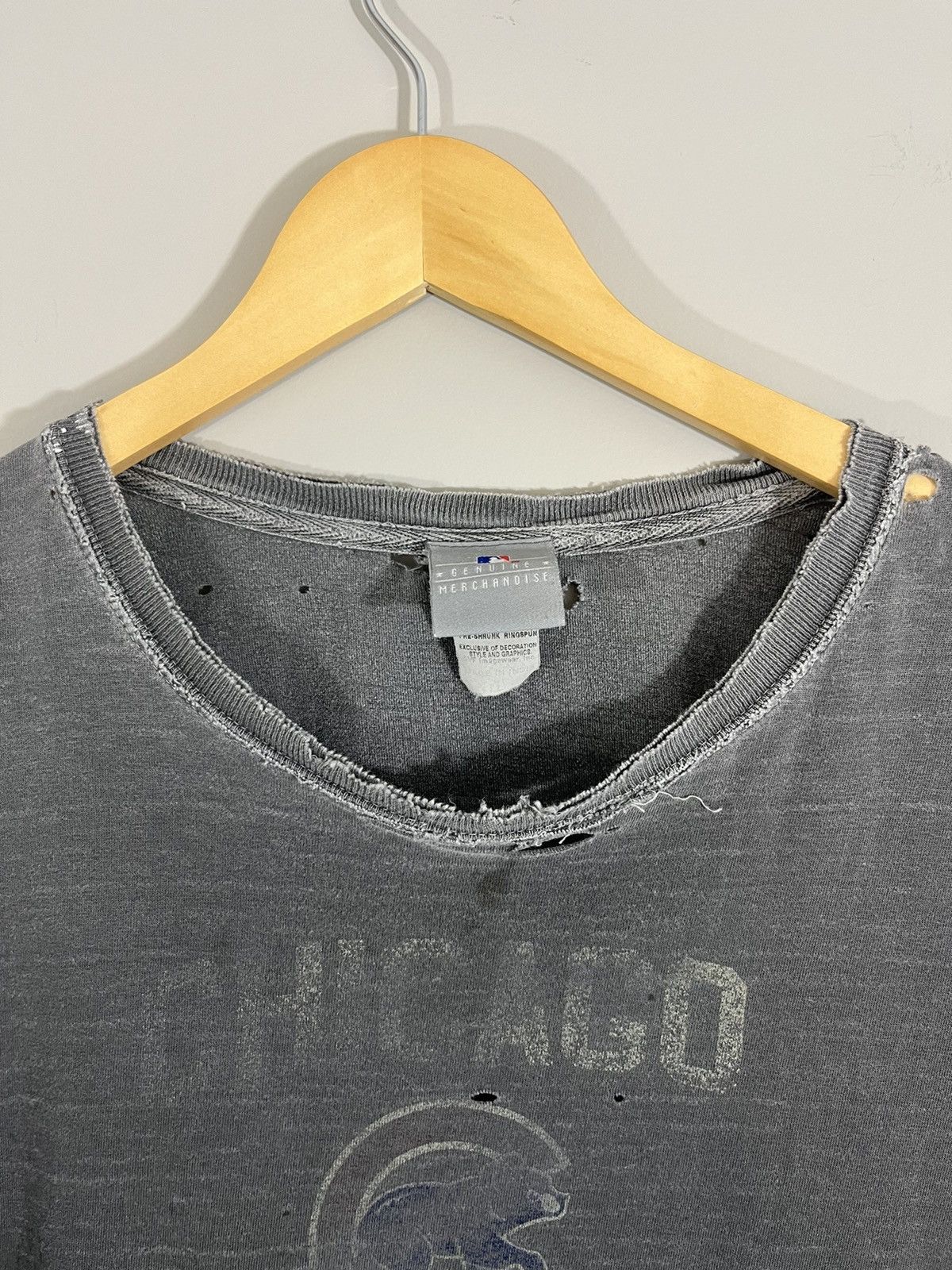 MLB Thrashed Chicago Cubs Sun Faded Baseball Tee Size US XL / EU 56 / 4 - 3 Thumbnail