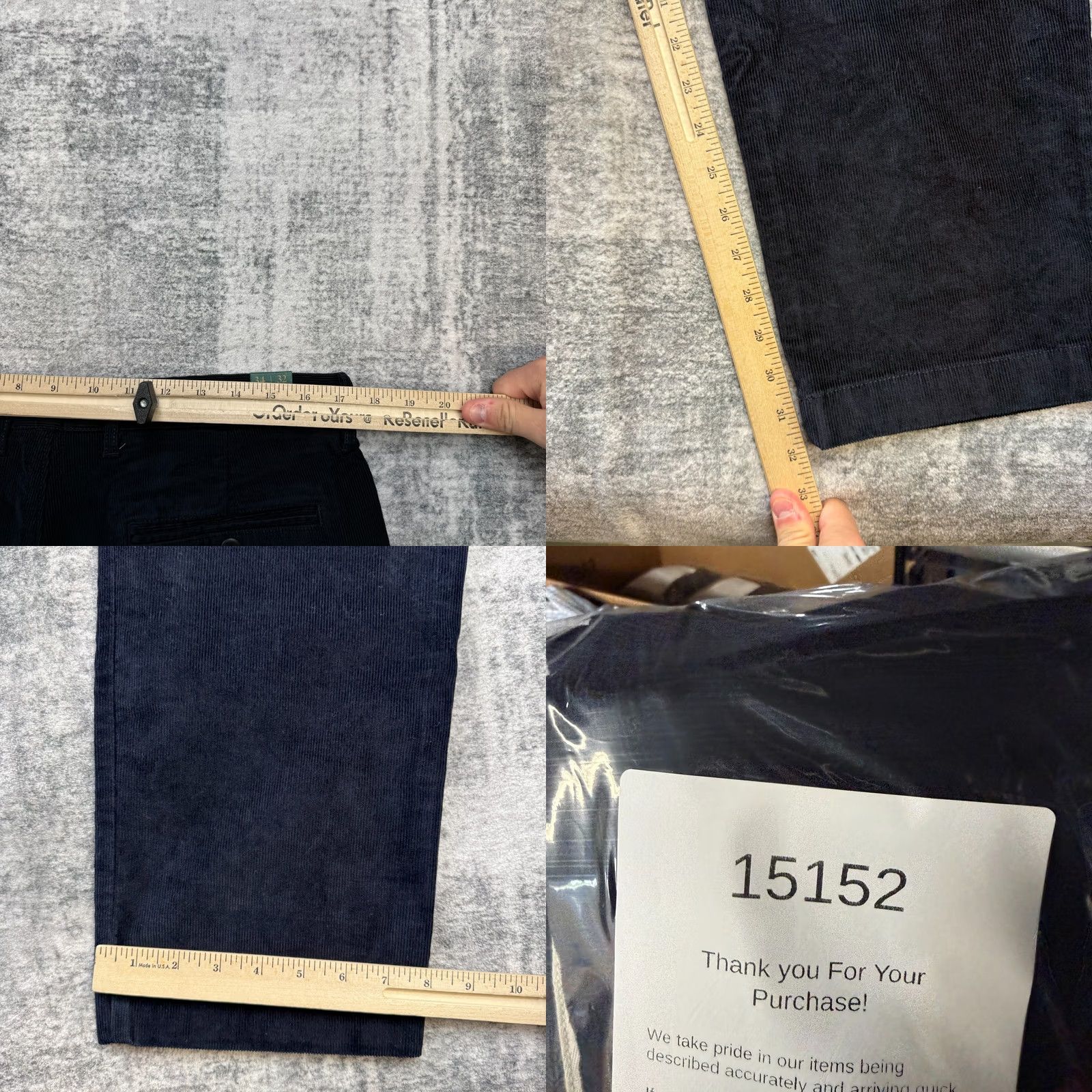 J.Crew J.CREW Pants Mens 34x32 Navy Corduroy Straight Chino Preppy Boots? No Size US 34 / EU 50 - 8 Thumbnail