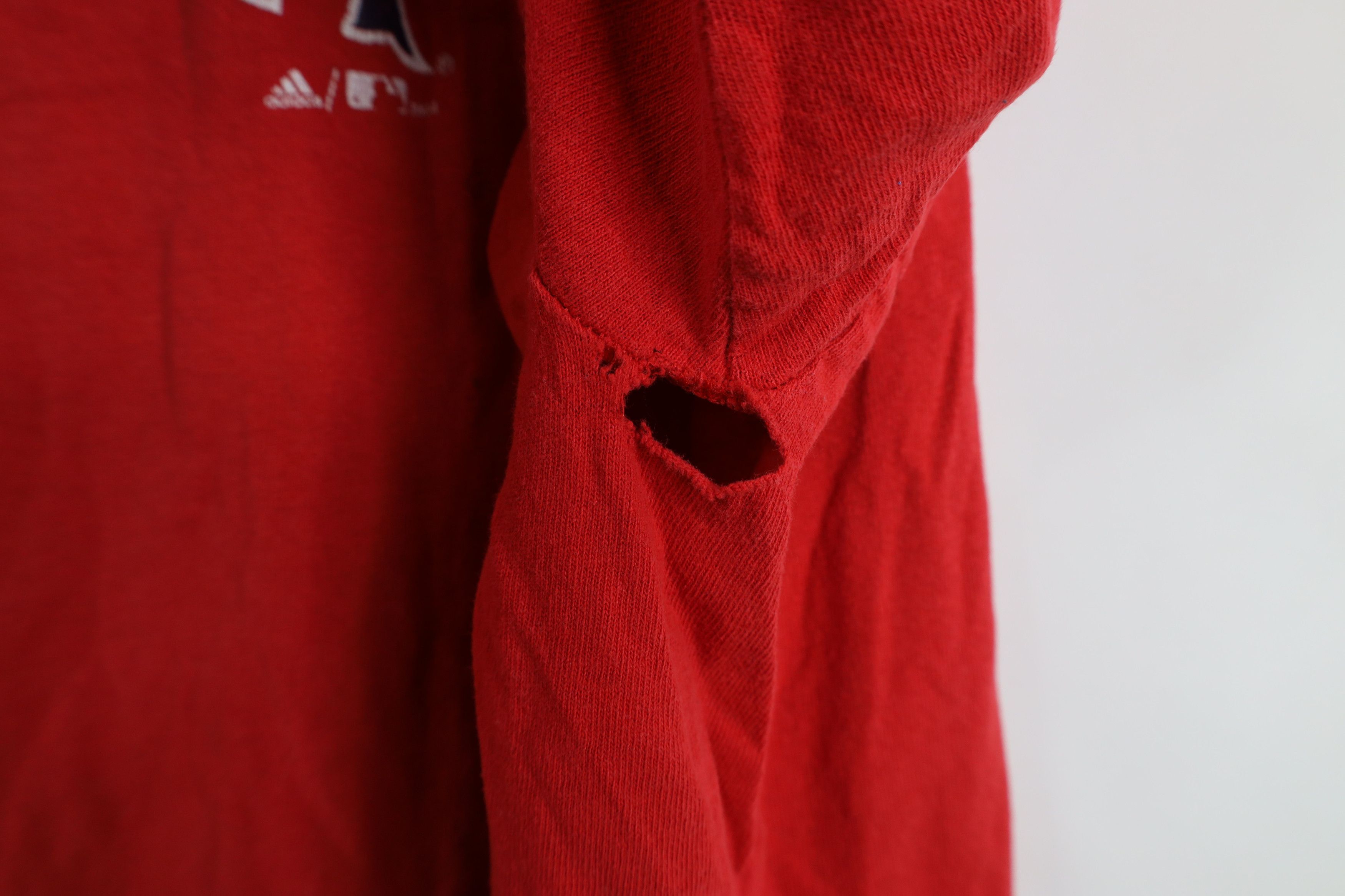 Adidas Vintage Y2K Adidas Boston Red Sox Baseball T-Shirt Red Size US XXL / EU 58 / 5 - 14 Thumbnail