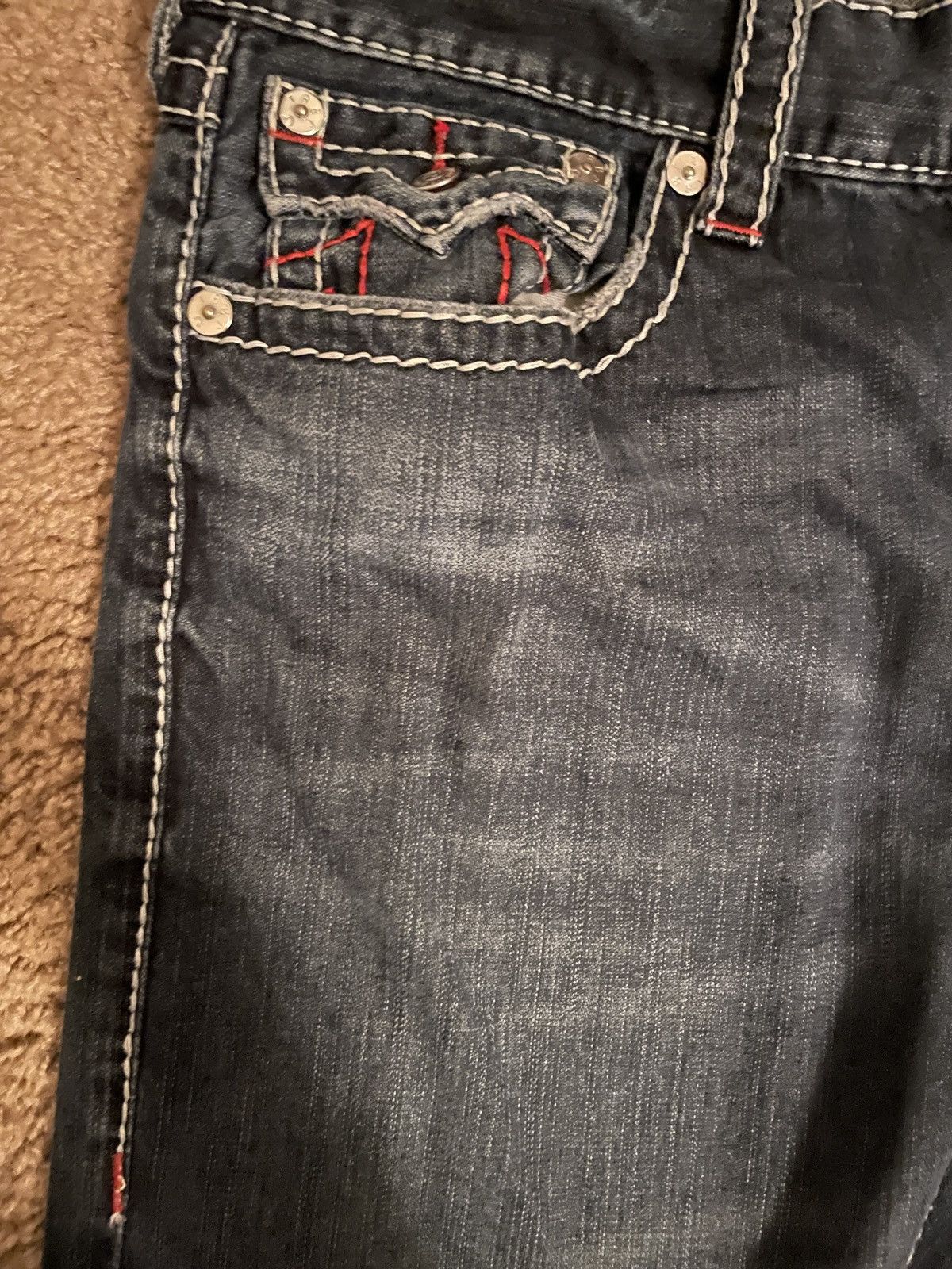 True Religion × Vintage True Religion Jeans Size US 34 / EU 50 - 4 Thumbnail