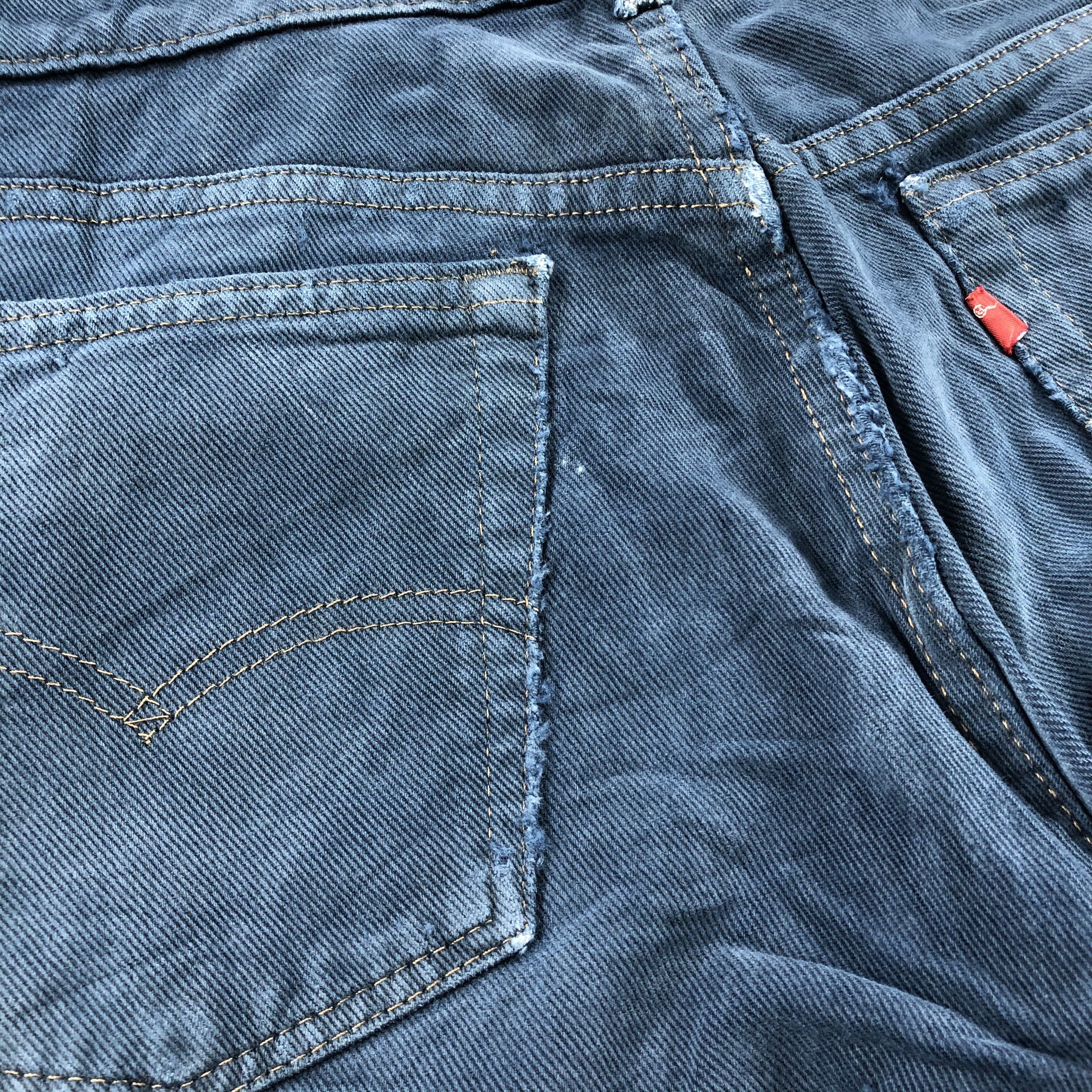 Levi's 90s Vintage Blue Wash Levis 554 Jeans-J2178 Size US 33 - 12 Thumbnail
