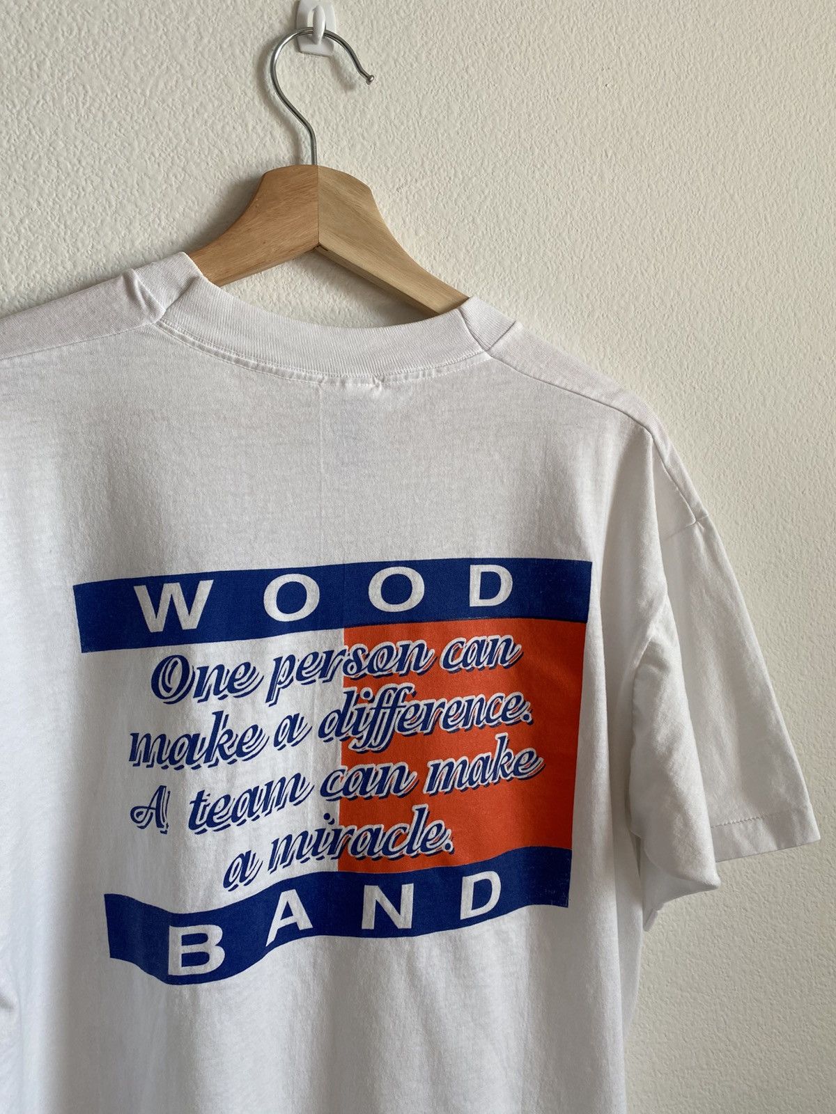 Band Tees Vintage 90s Wood Band Tee Size US L / EU 52-54 / 3 - 4 Thumbnail