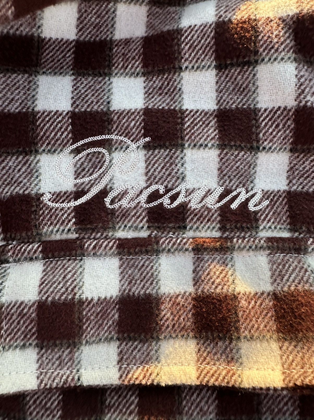 Pacsun Burgundy plaid button up jacket Size US M / EU 48-50 / 2 - 3 Thumbnail