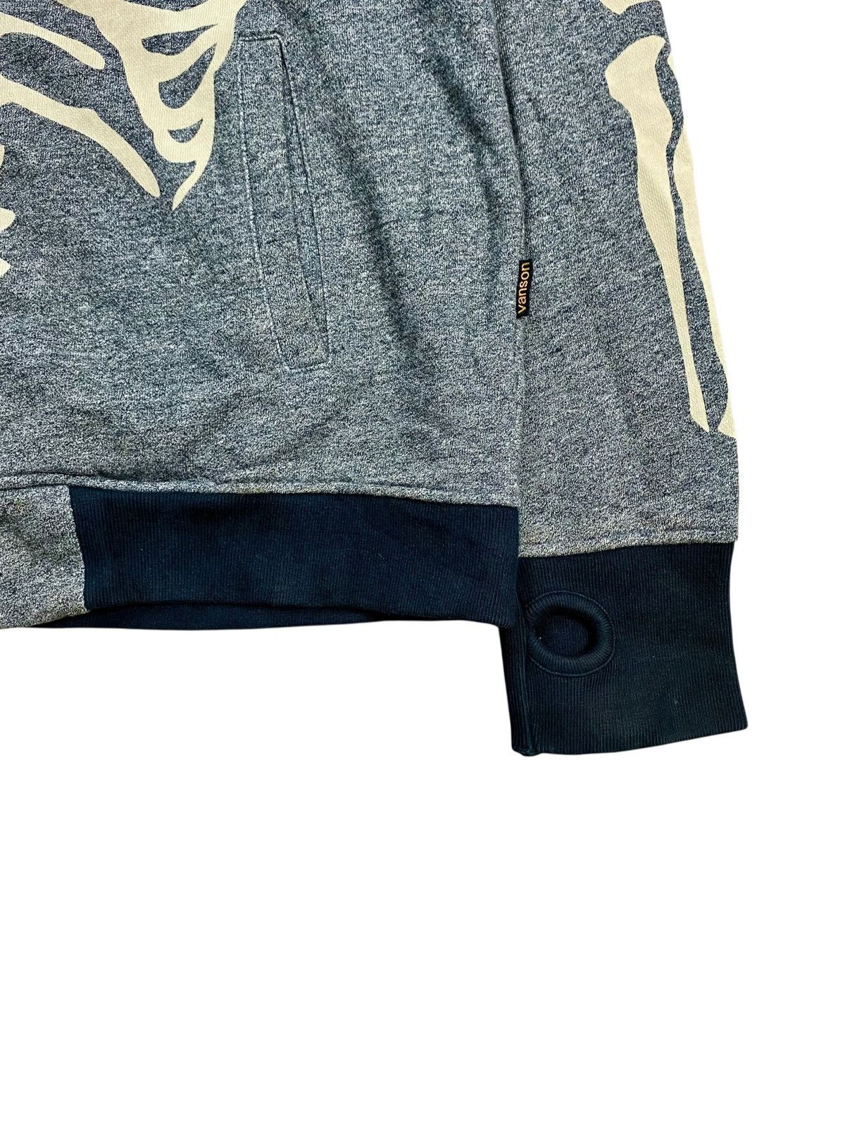 Vanson Leathers 2000s Vanson - Archive Masked Skeleton Zip Hoodie Size US XL / EU 56 / 4 - 5 Thumbnail