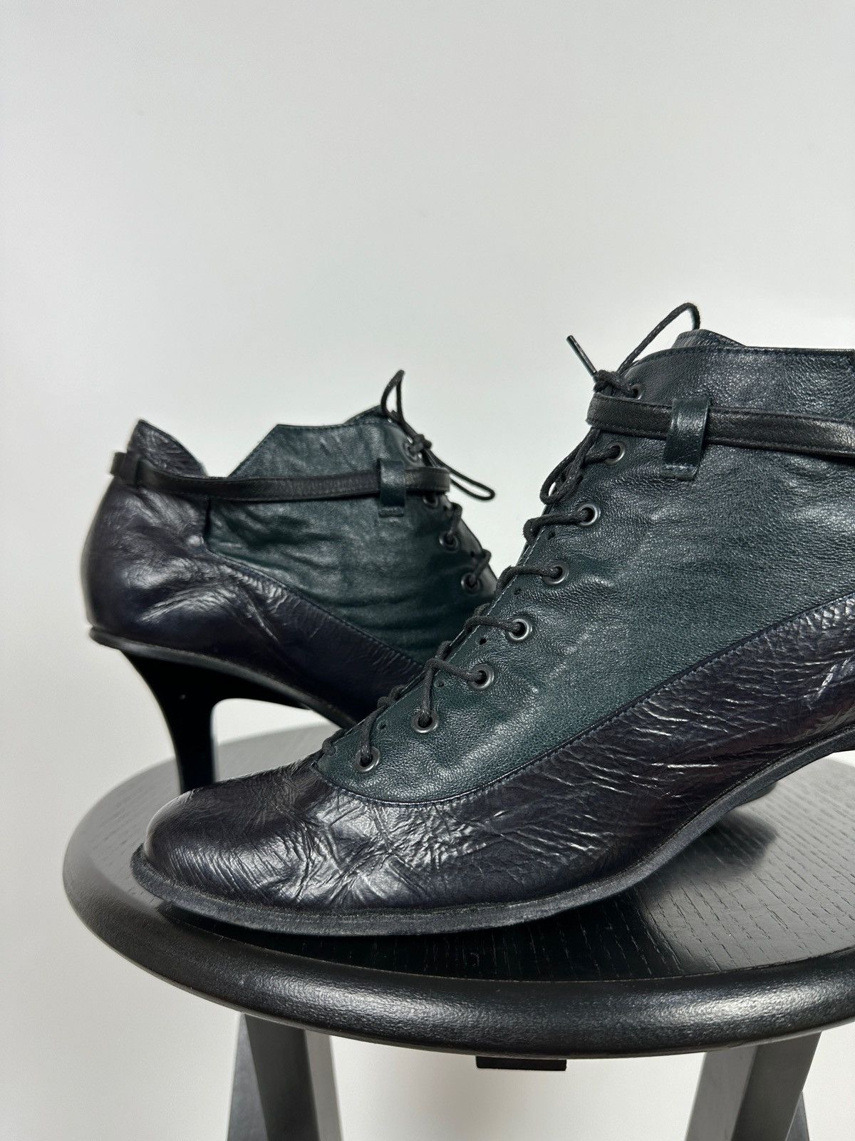 Marithe + Francois Girbaud Vintage Marithe Francois Girbaud Lace Up Ankle Boots Size US 10 / IT 40 - 19 Thumbnail